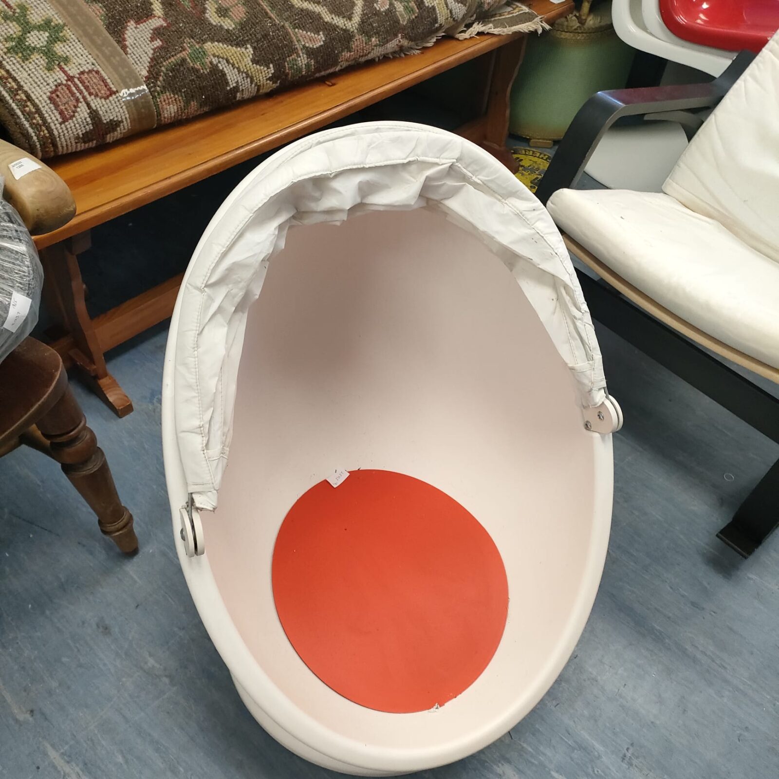 Child's designer egg chair