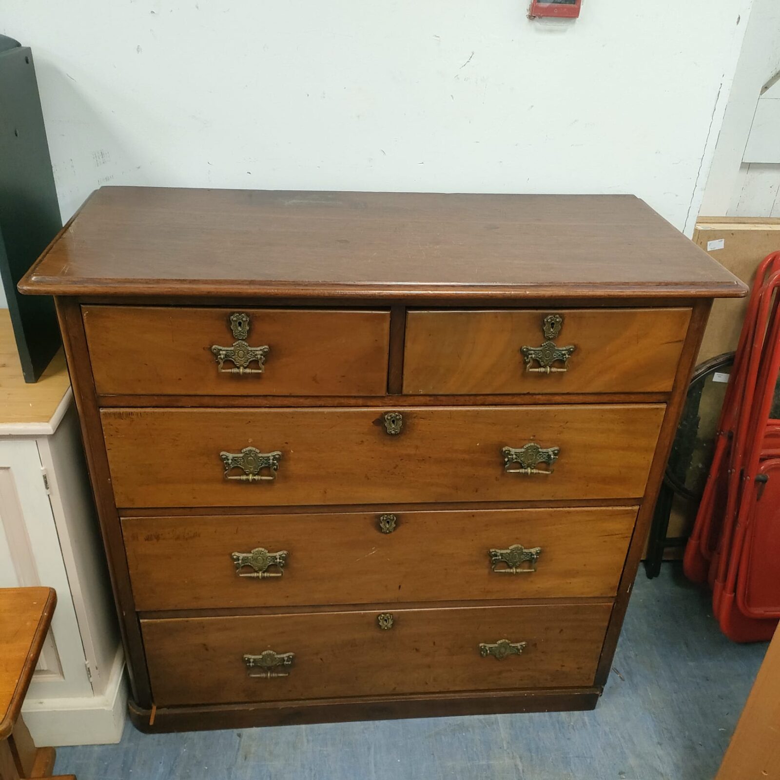 Two over three chest of drawers