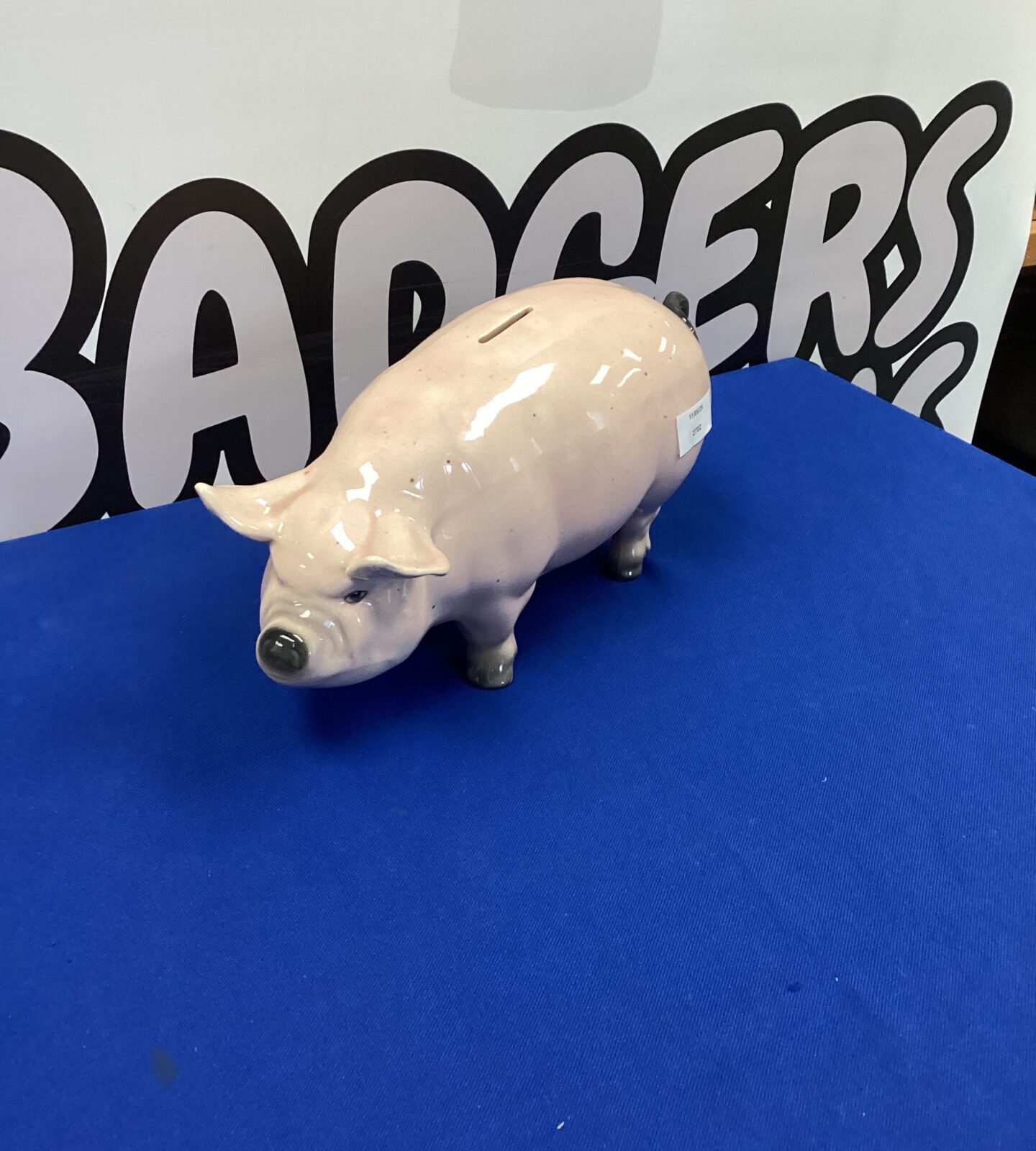 Glazed pottery Large piggy bank