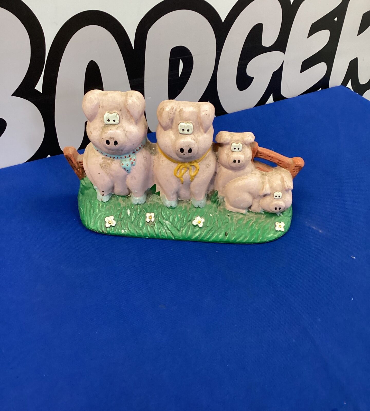 Metal Piggy door stop