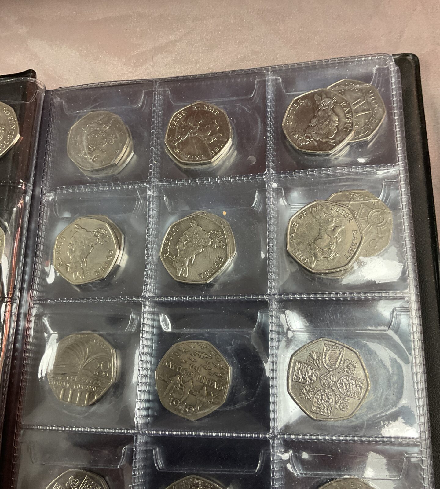 A Coin folder of 39 Commemorative 50p coins Inc Beatrix potter - Image 2