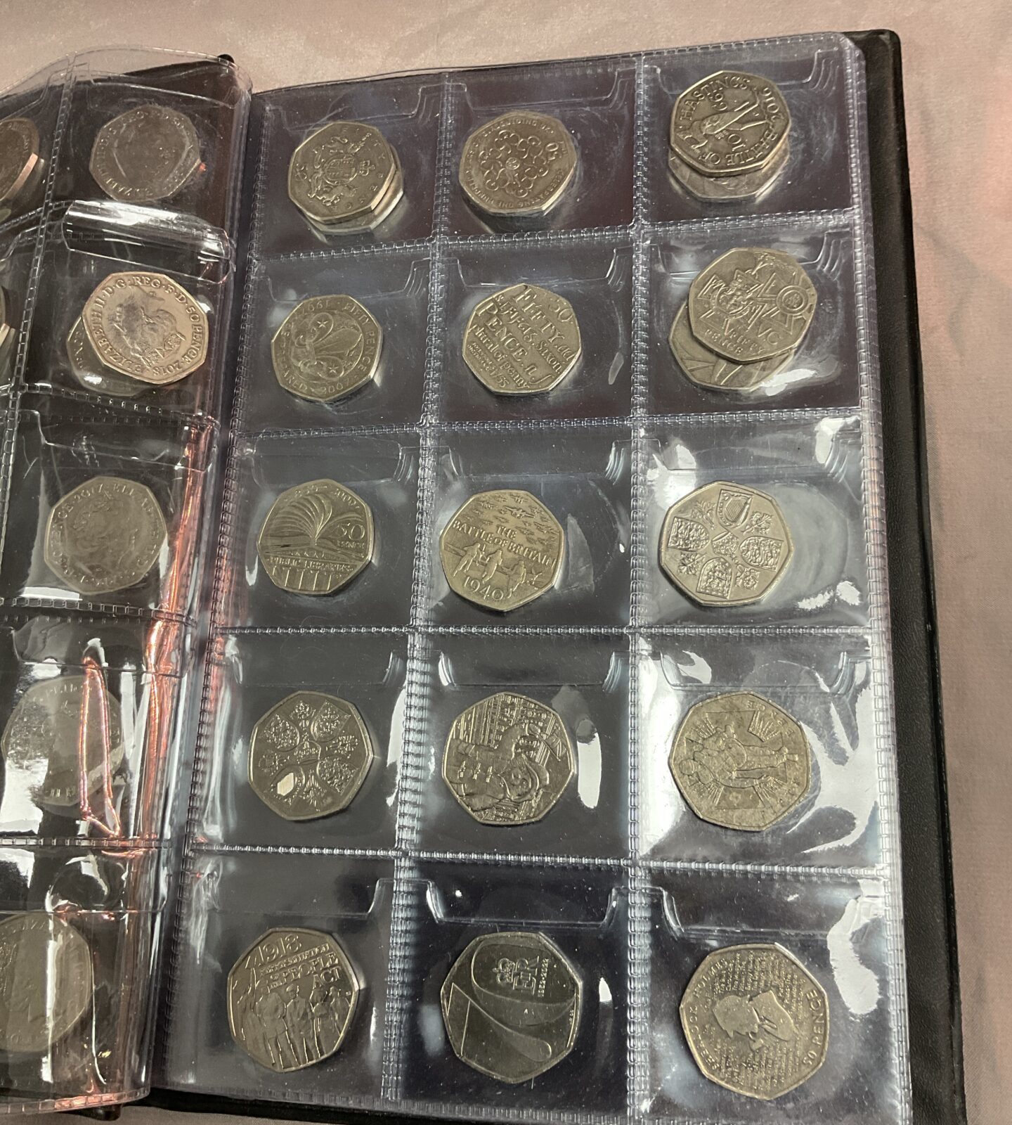 A Coin folder of 39 Commemorative 50p coins Inc Beatrix potter - Image 3
