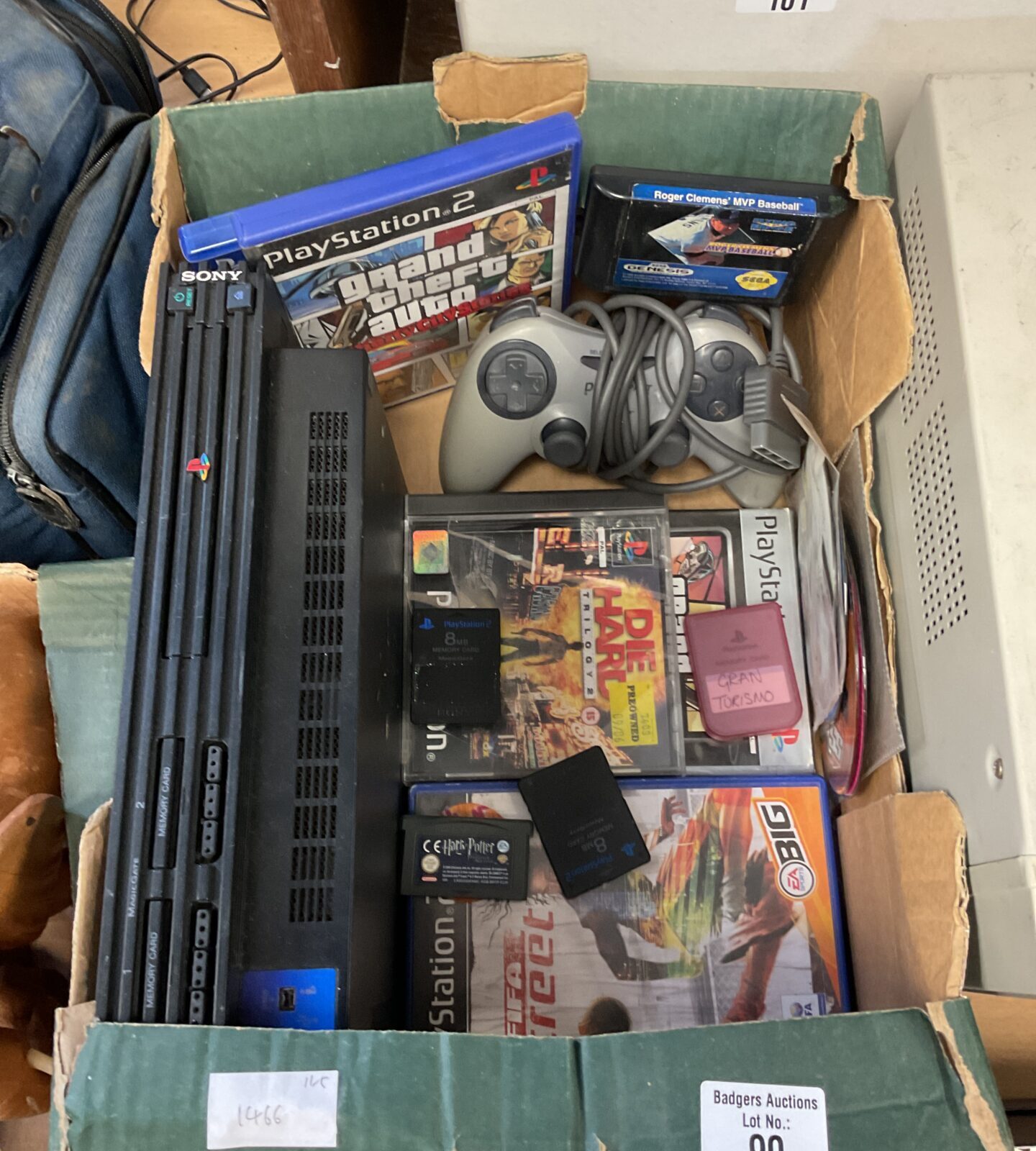 Sony PlayStation 2 console & selection of games
