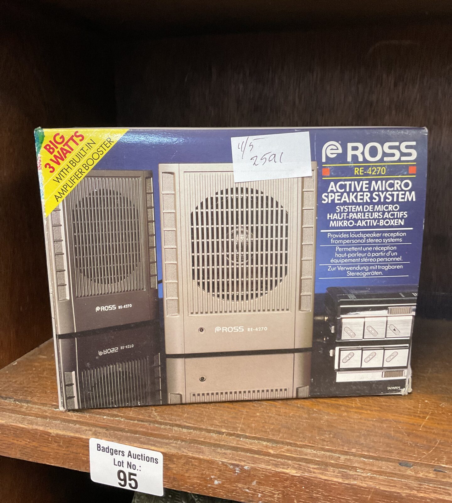 Retro ross re-4270 active micro speaker system