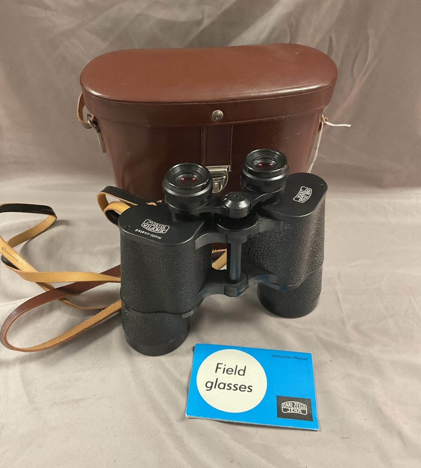 Pair of Carl Zeiss Jena Jenoptem 10x30 Binoculars with case