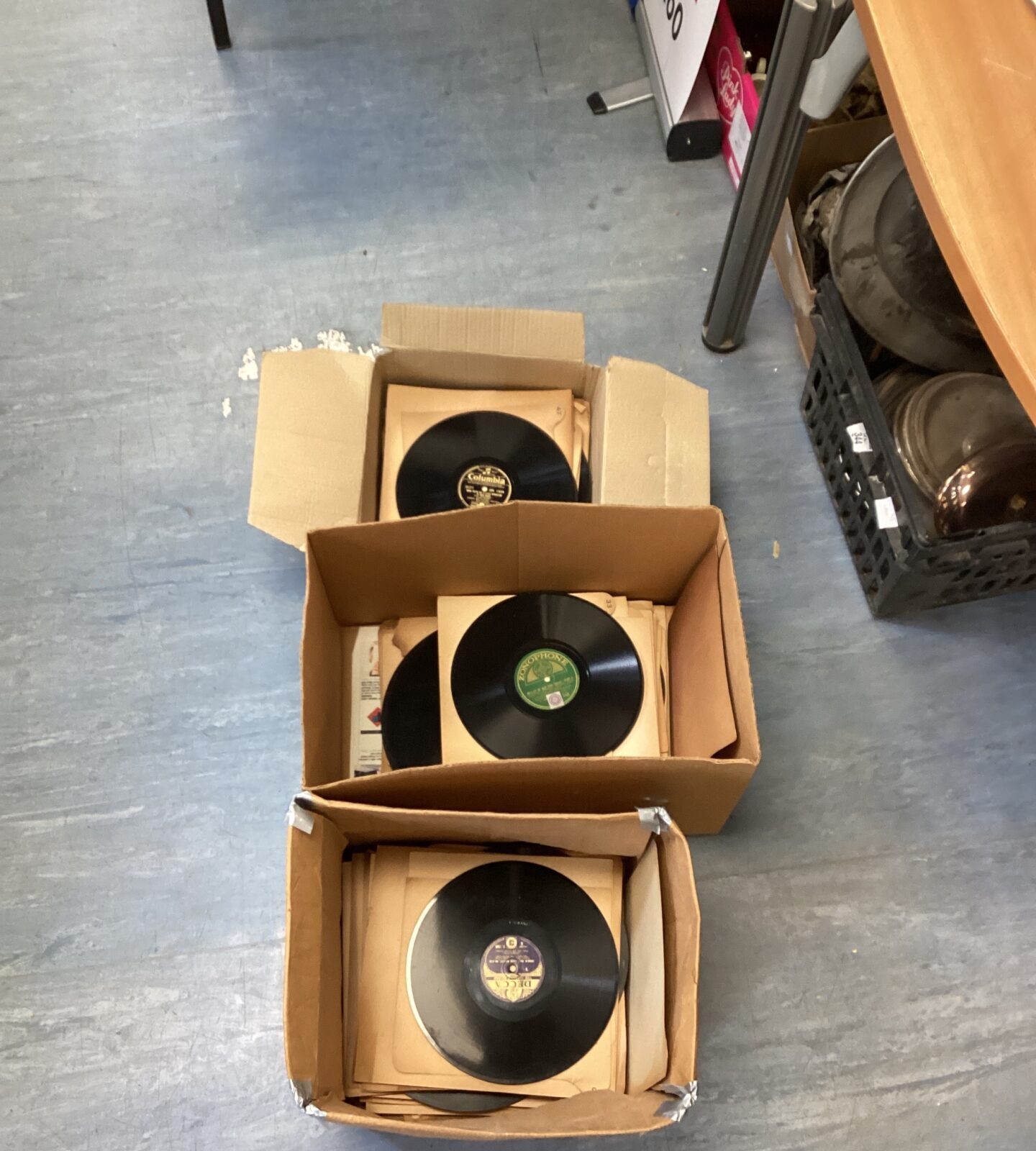 Quantity of gramophone records