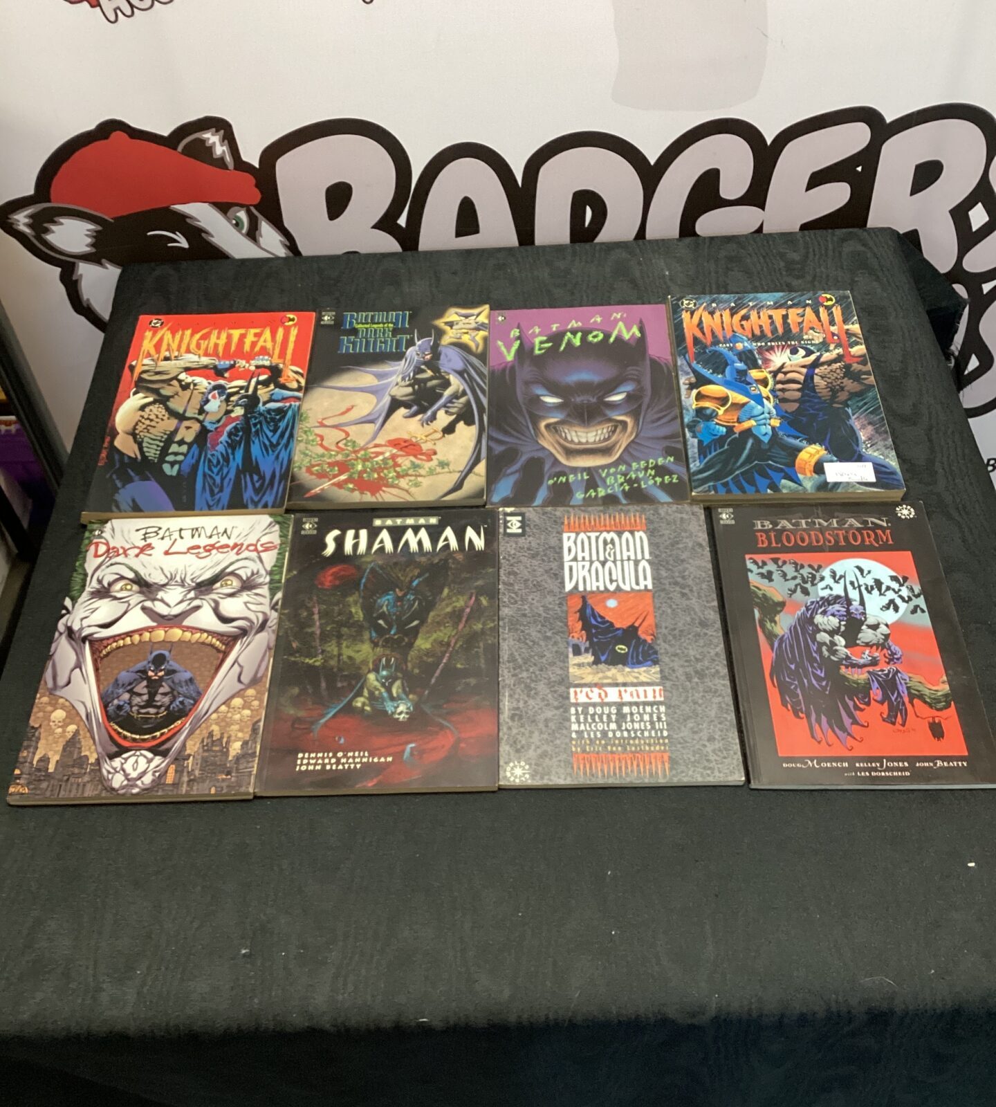 Collection of DC Comics batman graphic novels