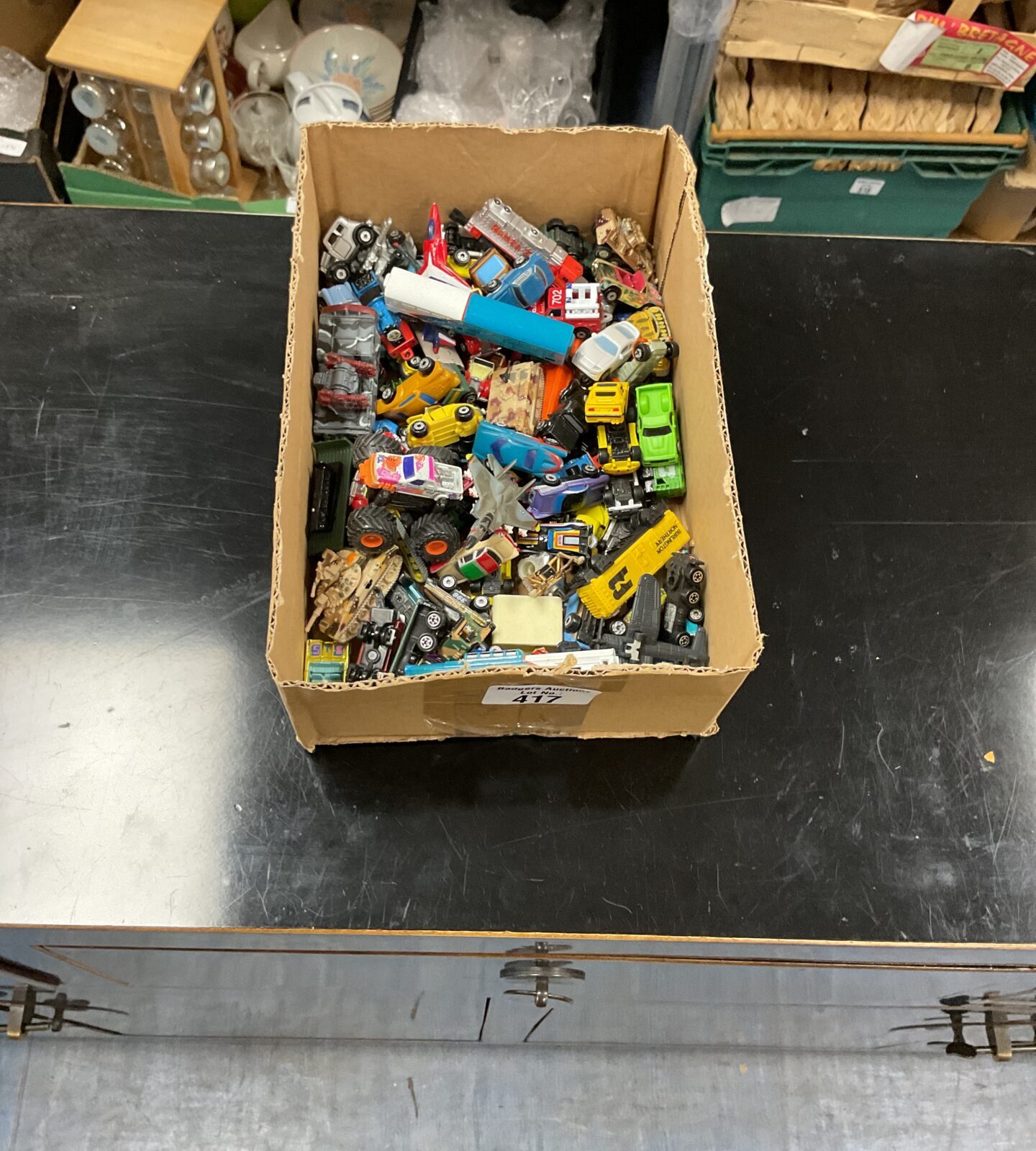 Box of mixed micromachine vehicles