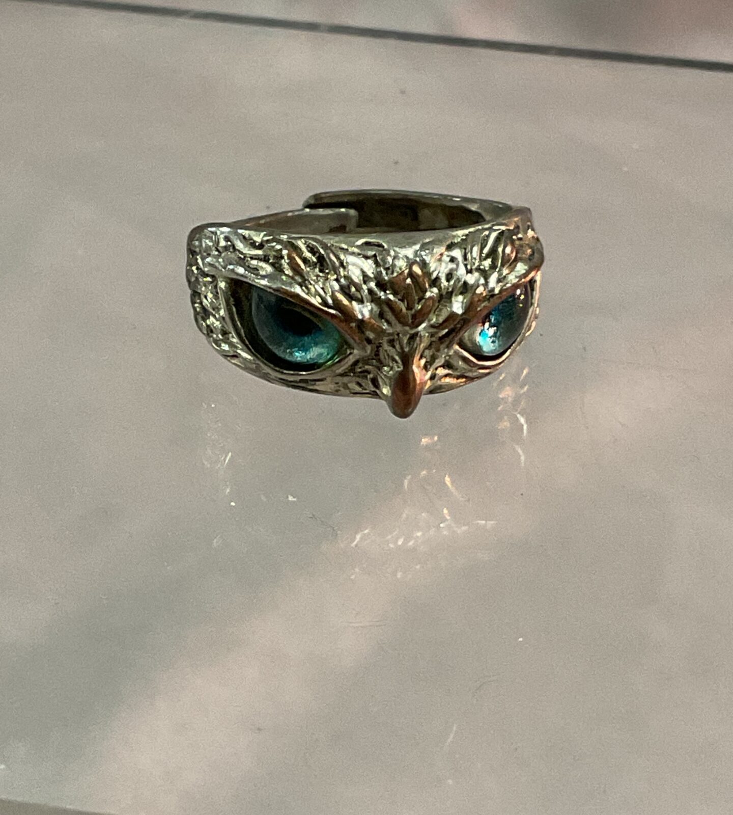 Silver .925 Owl Ring Size S