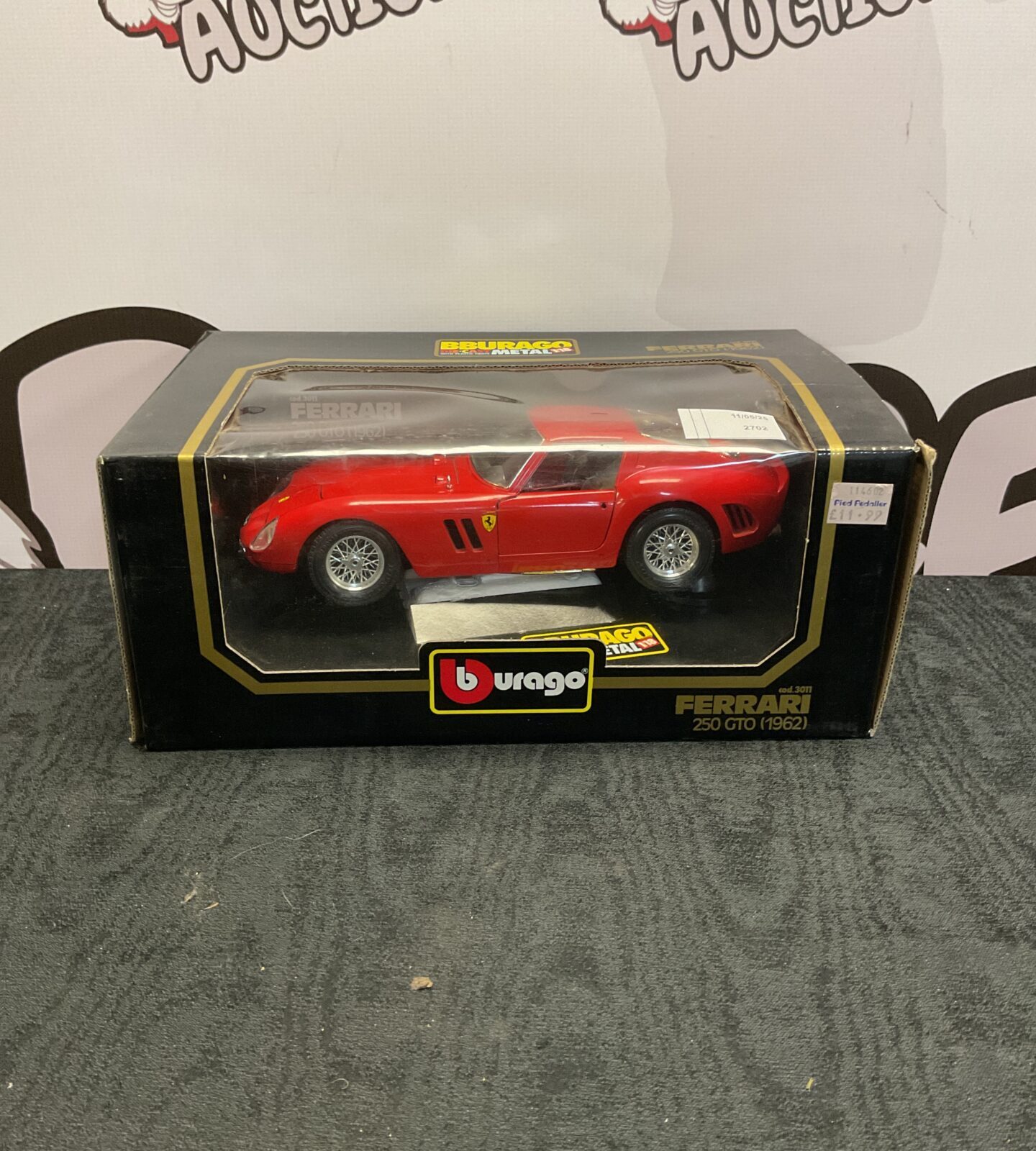 Boxed burago 1962 ferrari 250 GTO