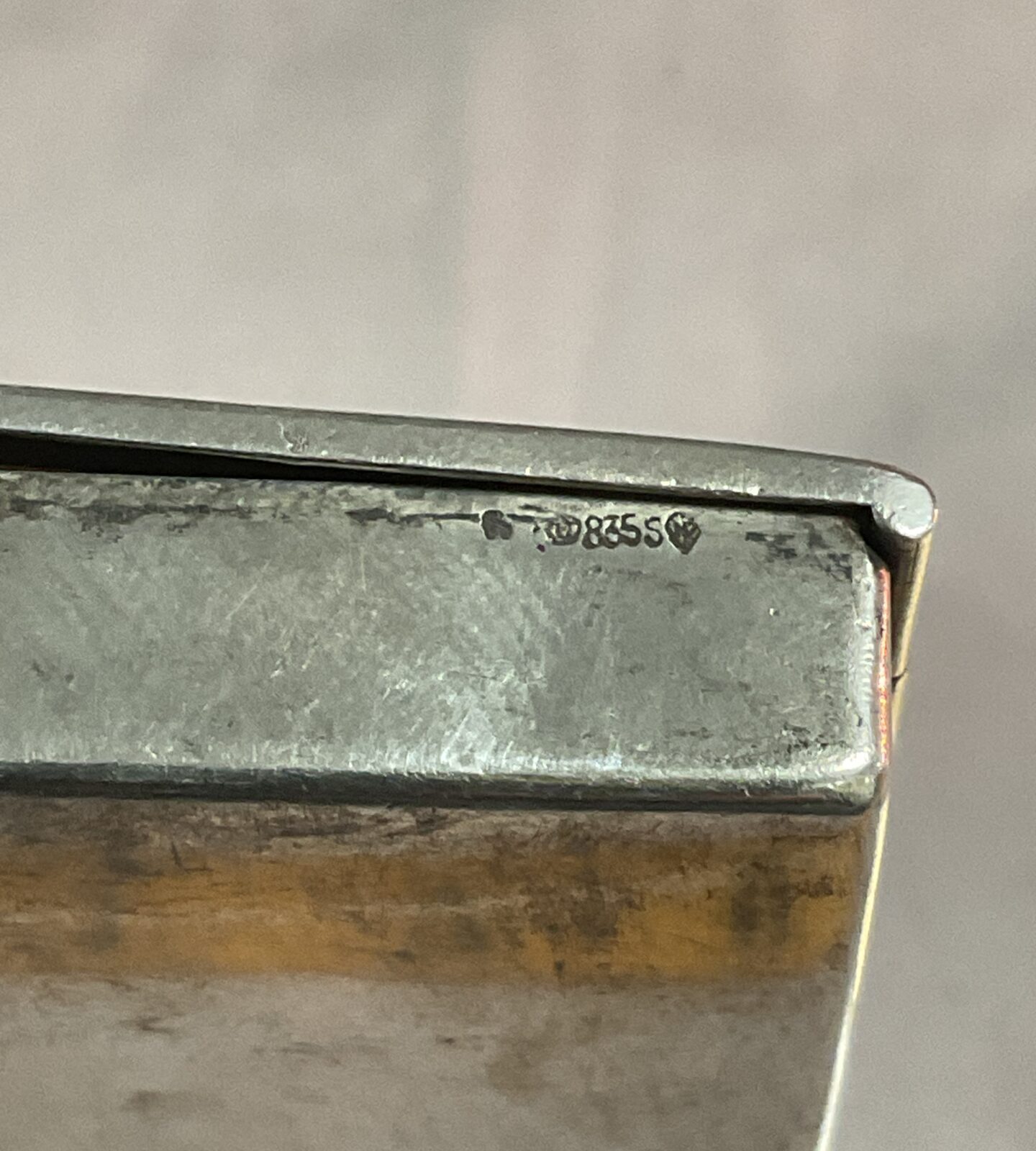Russian .835 Silver gilt lined snuff box - Image 2