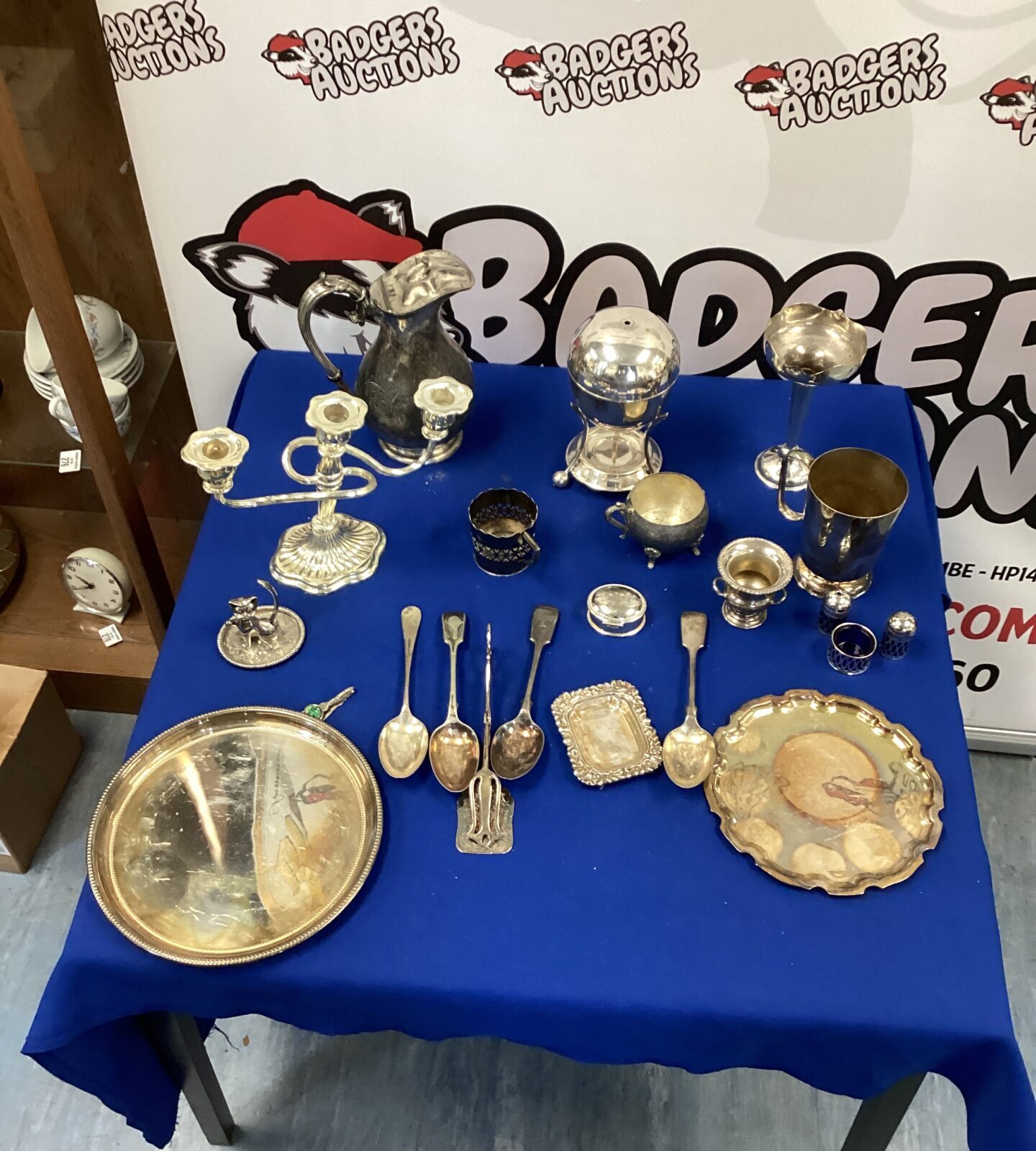 Seletion of Silverplate tableware items