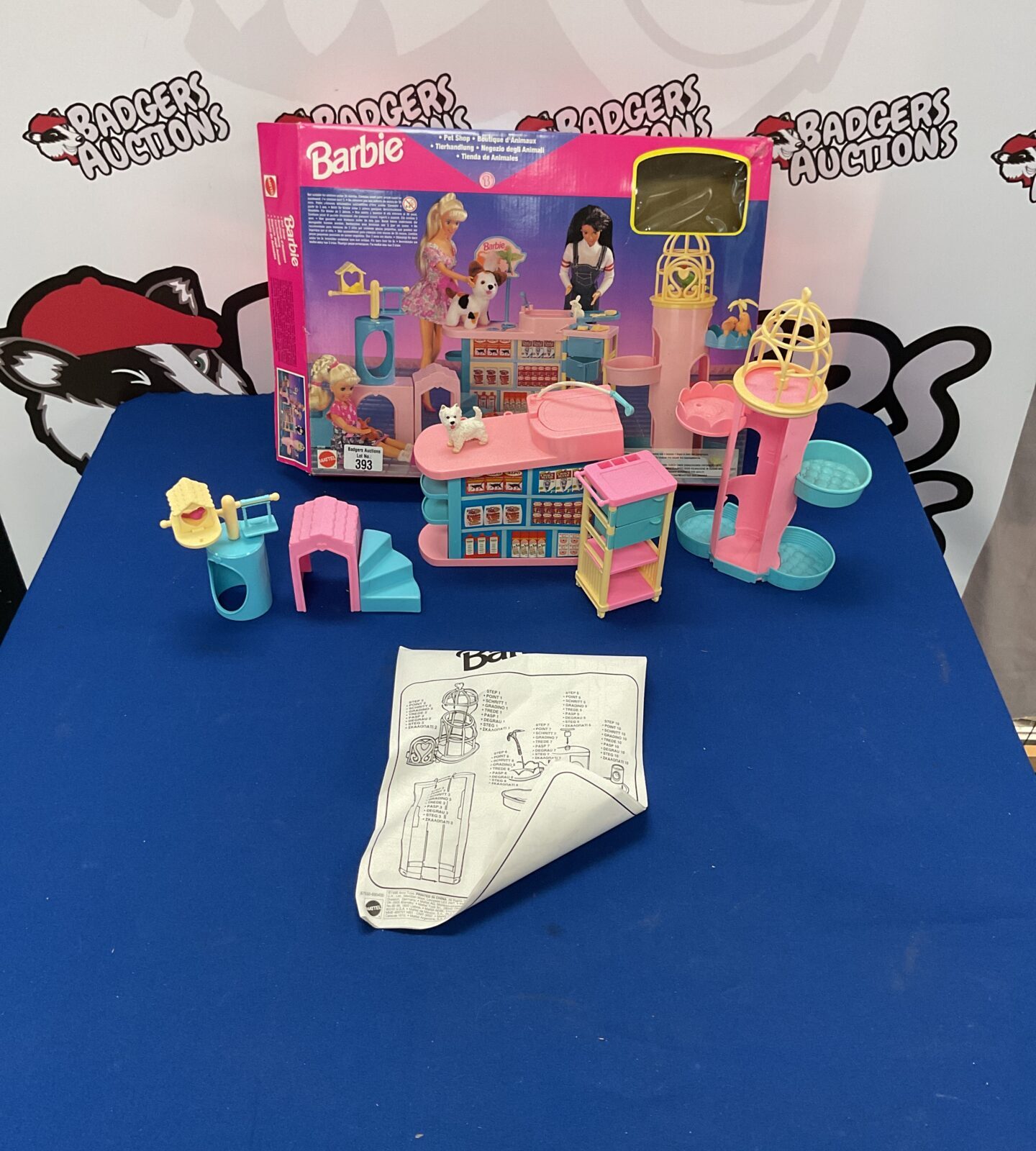 Retro Mattel Barbie Pet Shop Set
