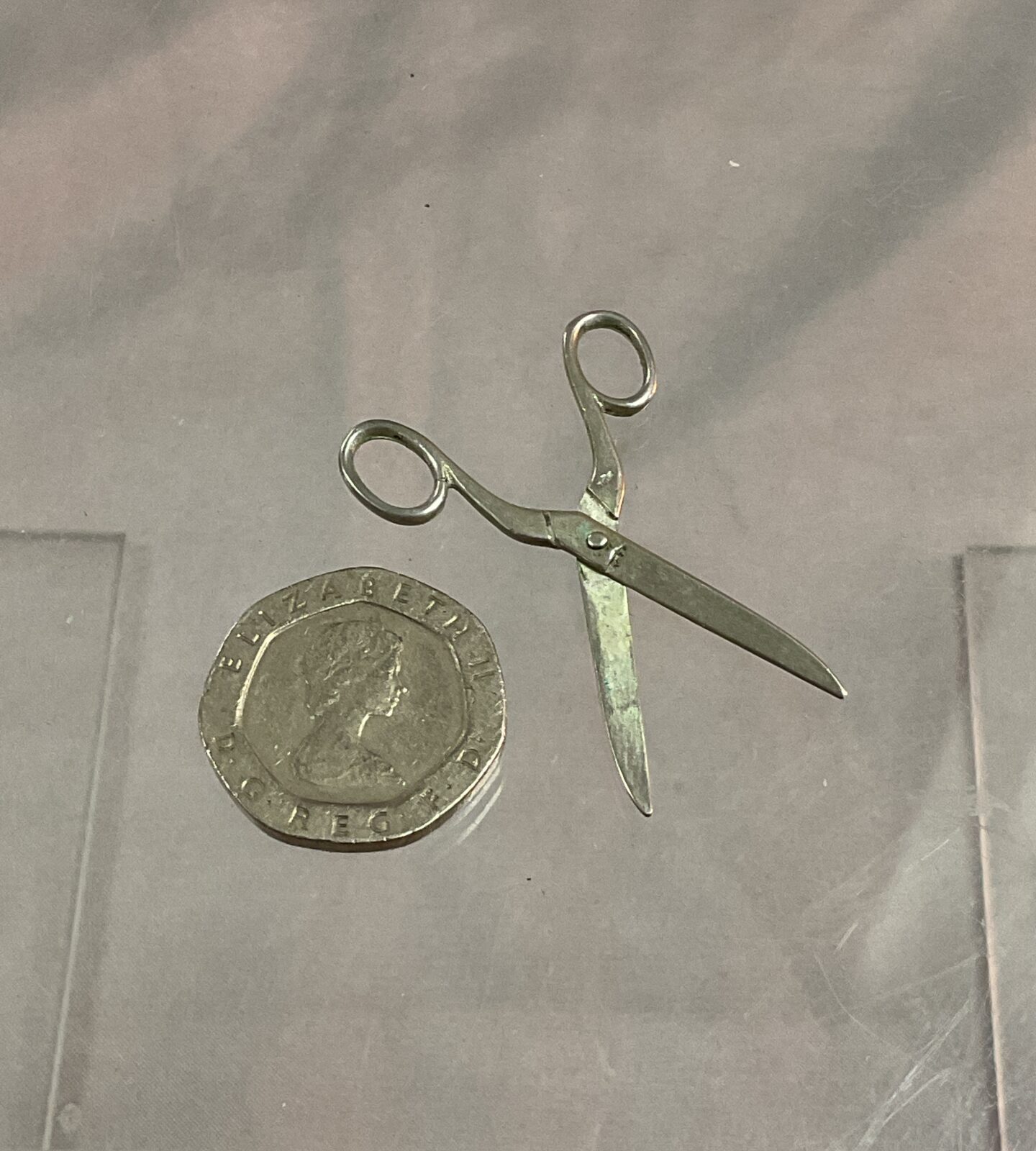 Pair of miniature 925 Silver Scissors