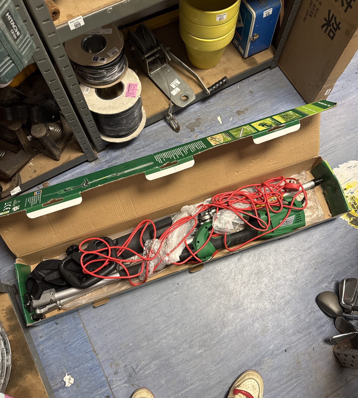 Gardenline pole hedge trimmer - untested, appears to have had little use if any
