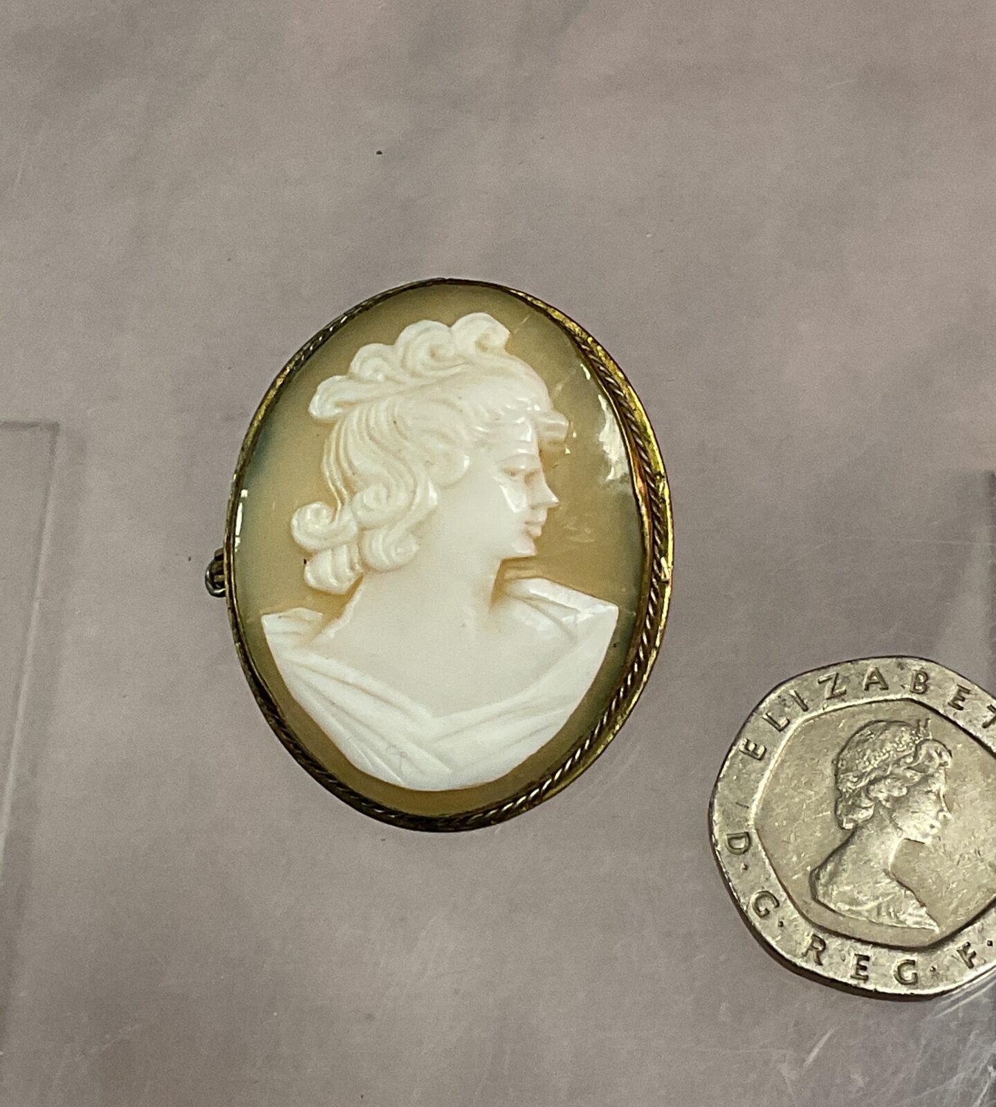 Antique Cameo pendant brooch