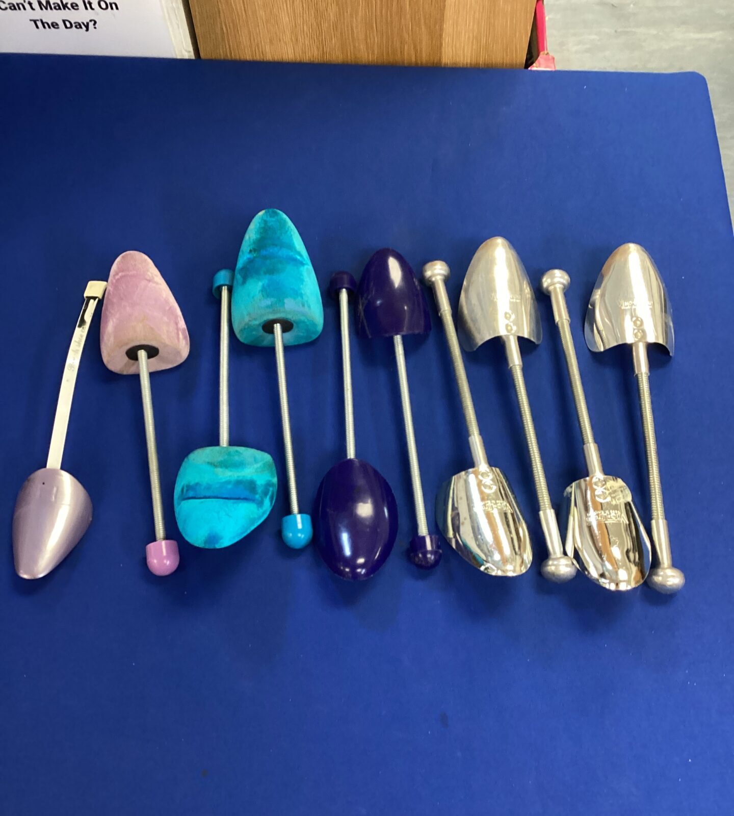 Box of shoe stretchers