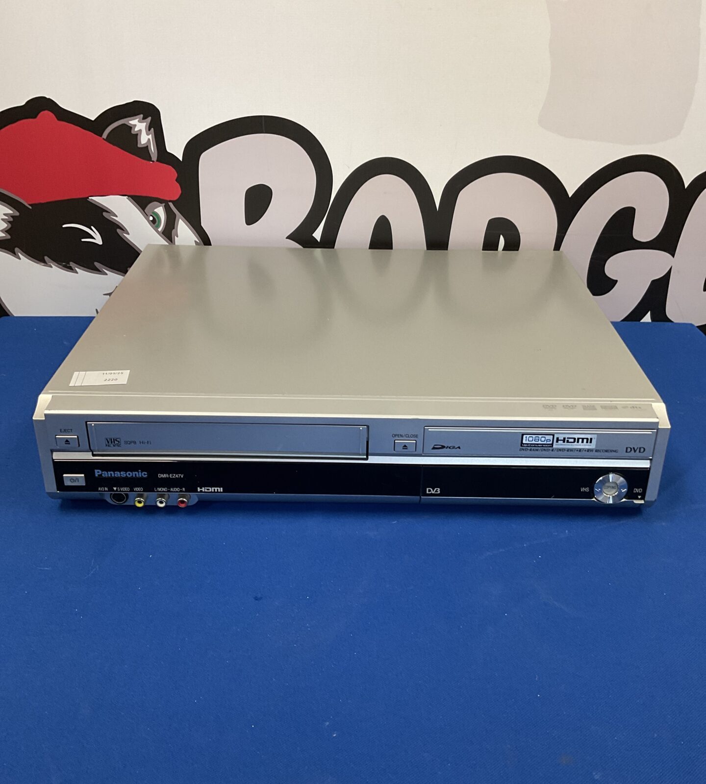 Panasonic dmr-ez47v dvd vhs combo