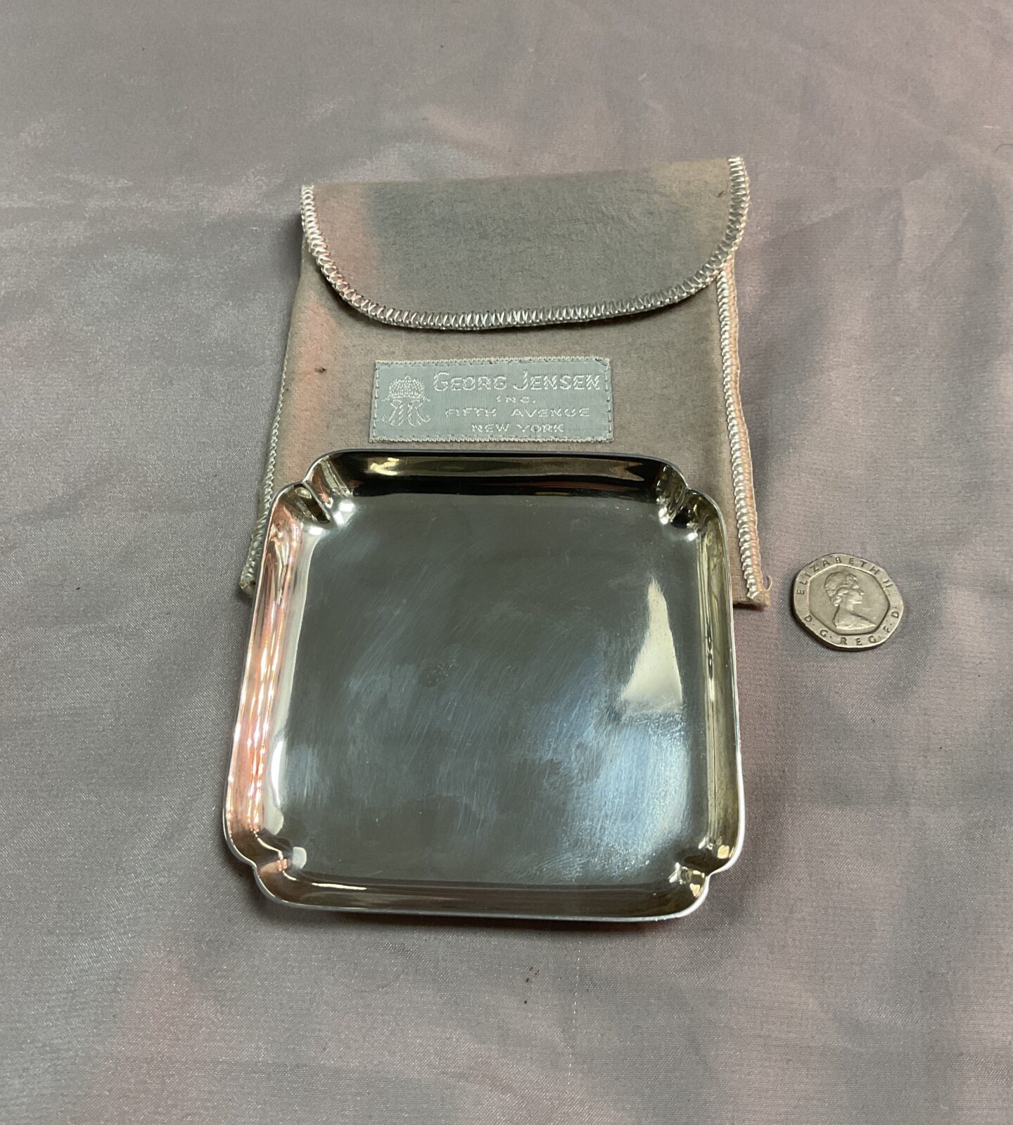 Georg Jensen Silver Pin Dish 84.5g