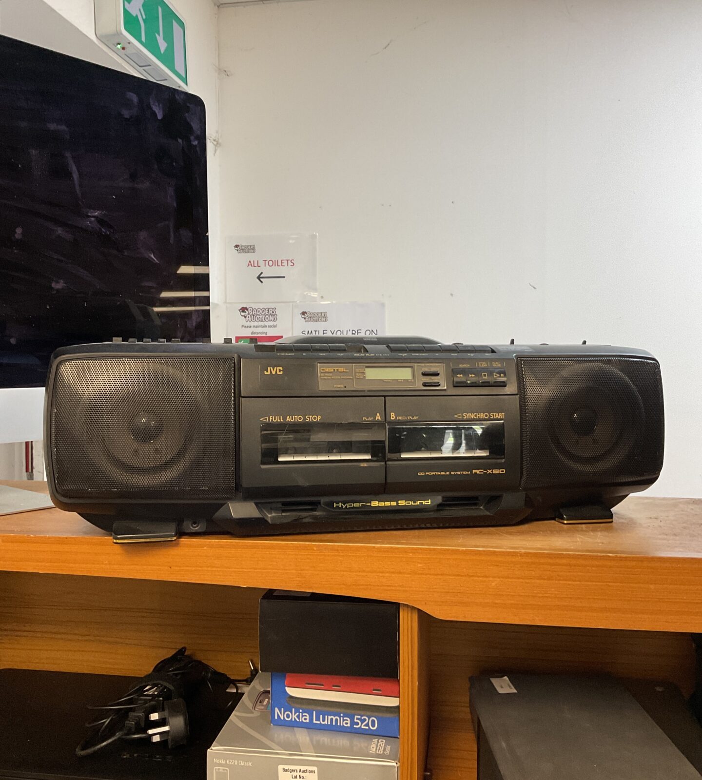 Jvc rc-x510 cd cassette boombox