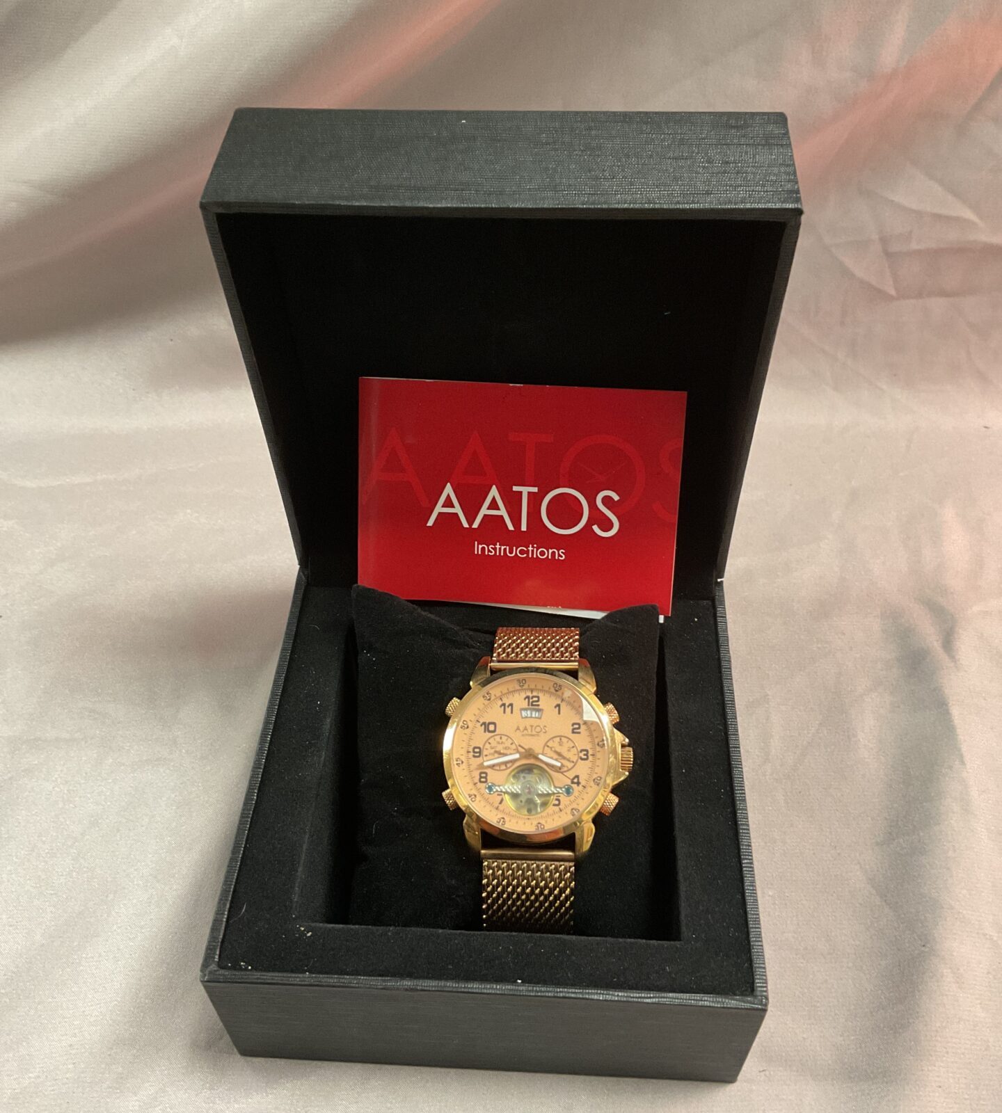 AATOS Automatic Wristwatch With Box and Papers Working - Image 2