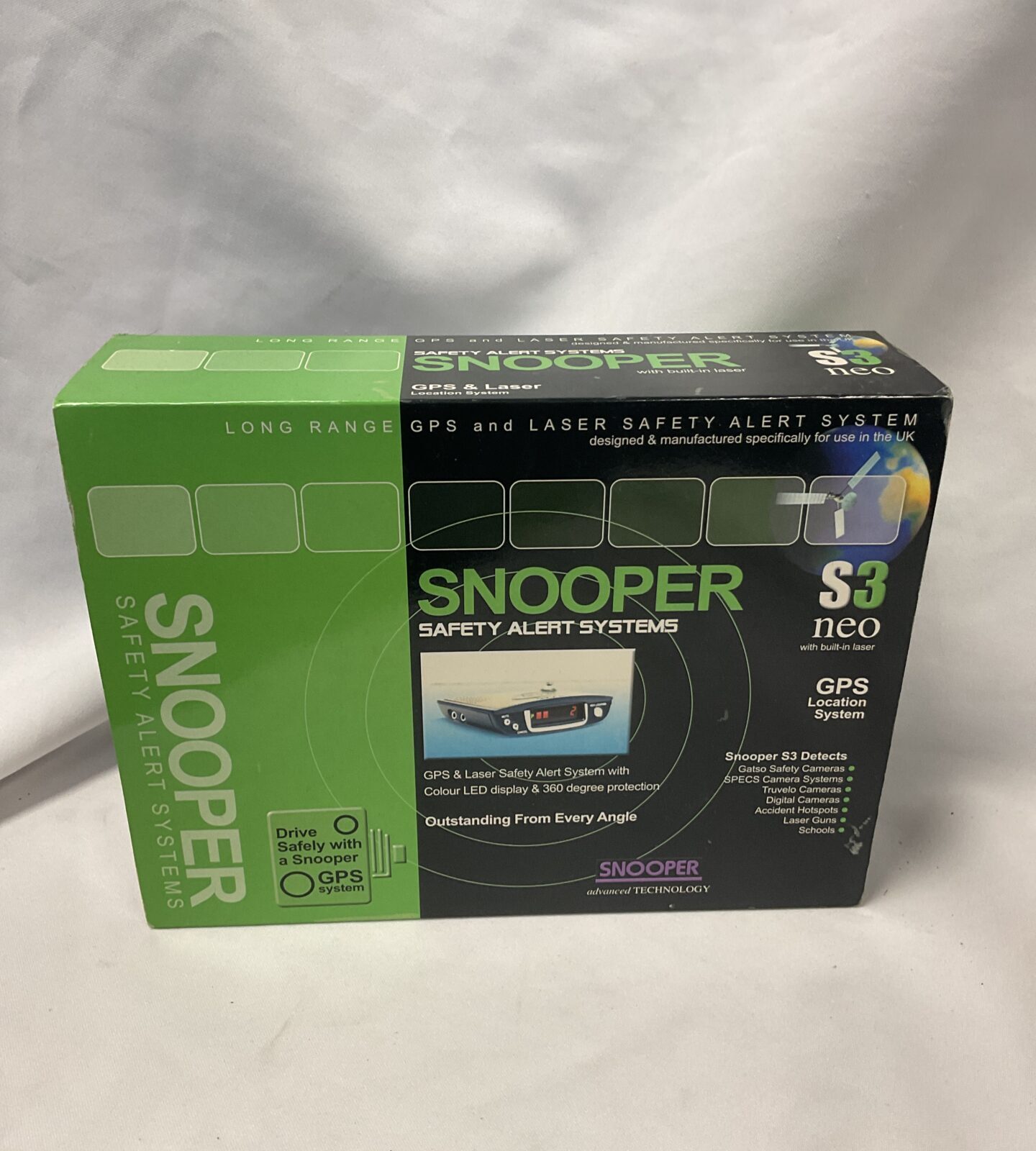 Snooper long range gps & laser safety alert system
