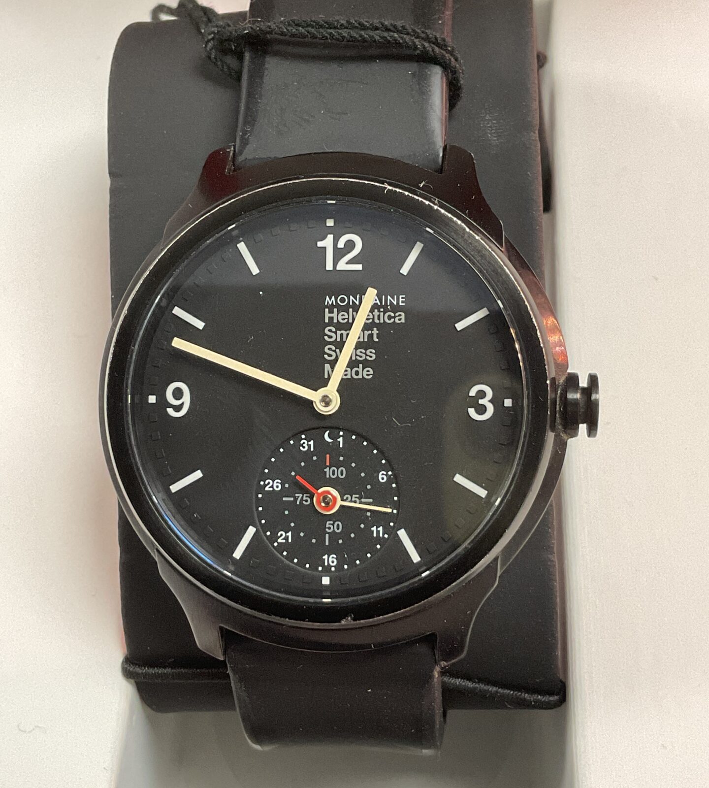 Mondaine Helvetica Swiss  Smart Watch in box with papers