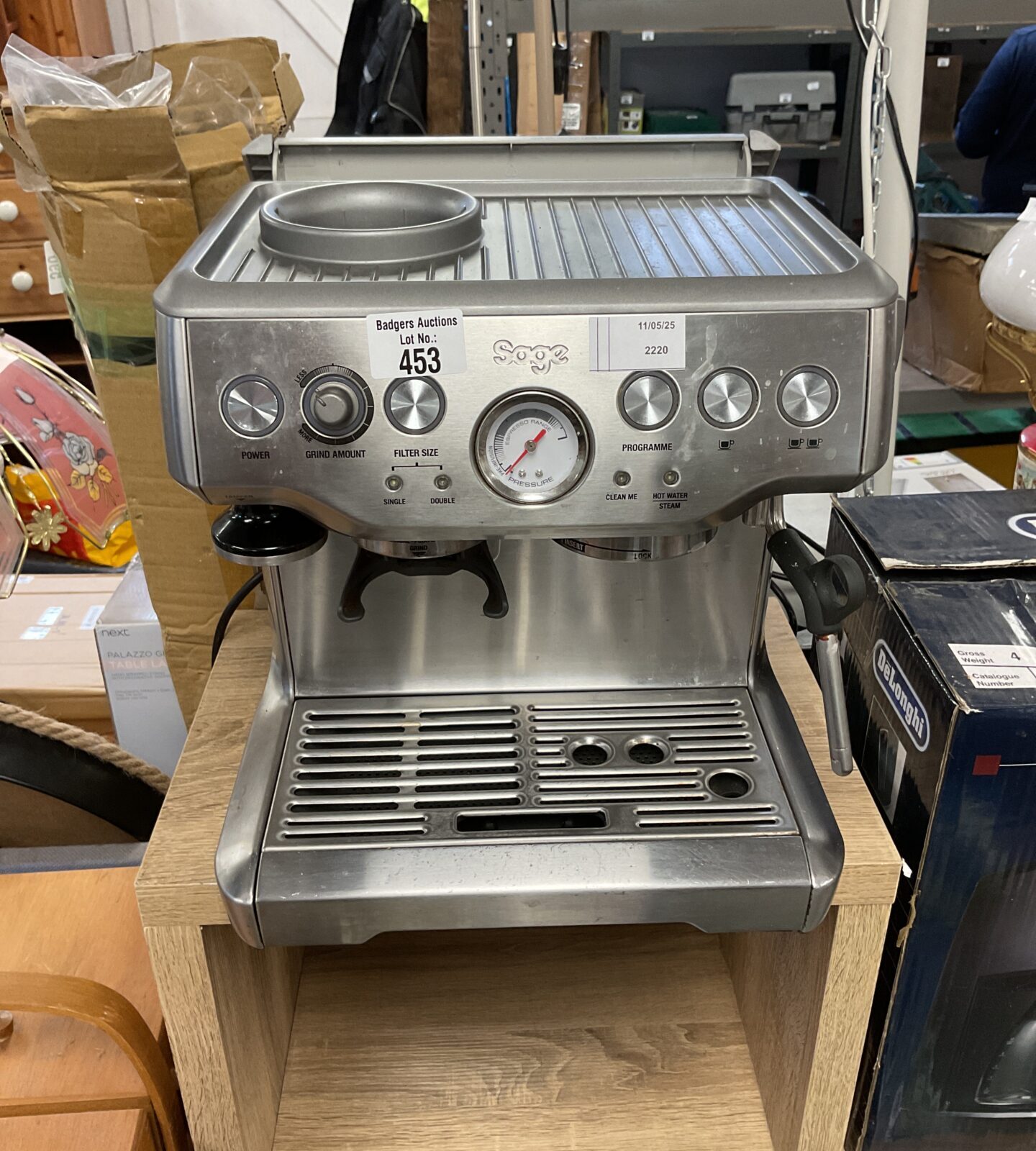 Sage nespresso coffee machine untested