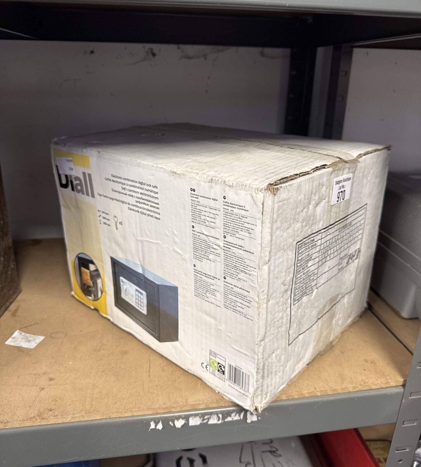 Diall personal valuables safe - appears new in box