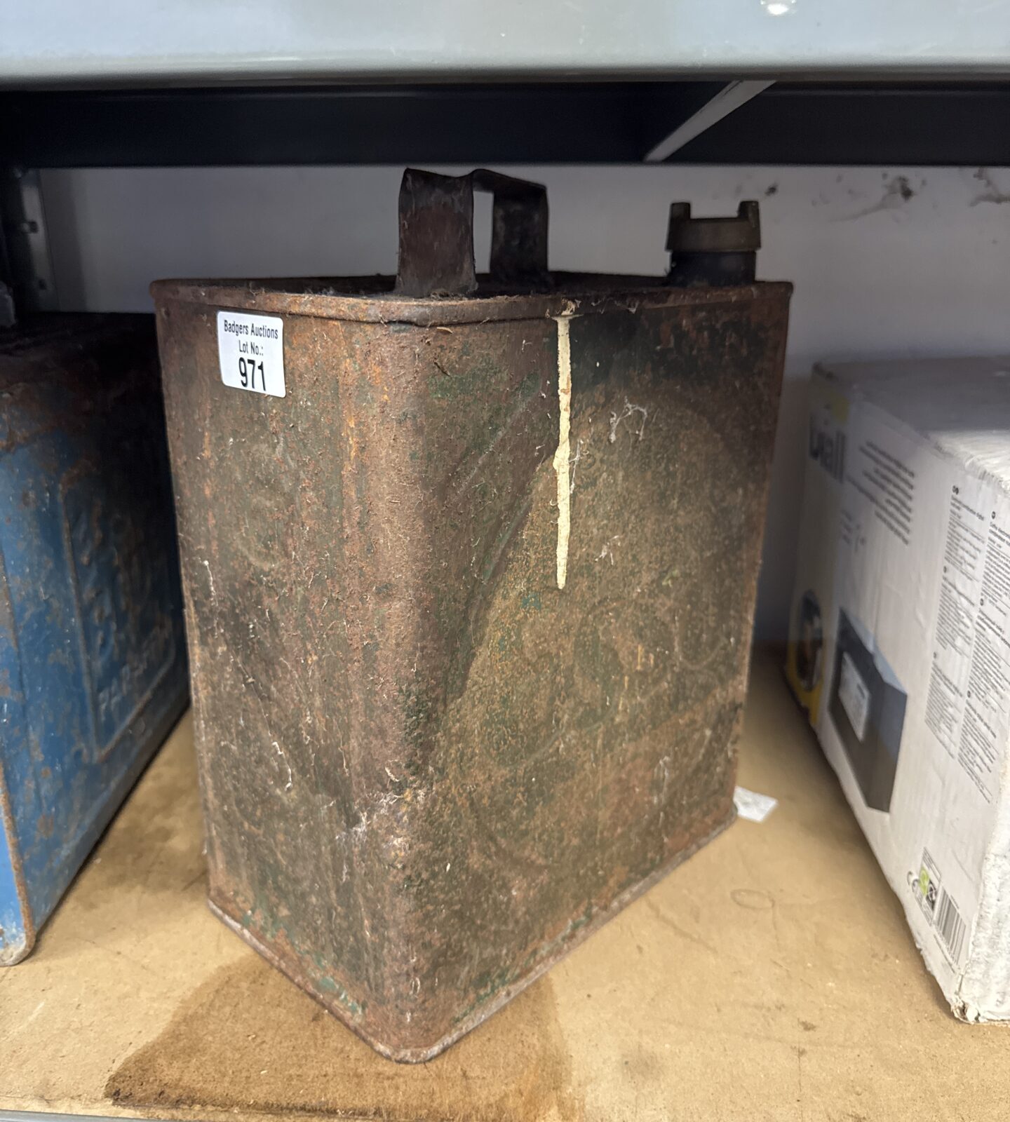 Vintage esso fuel can
