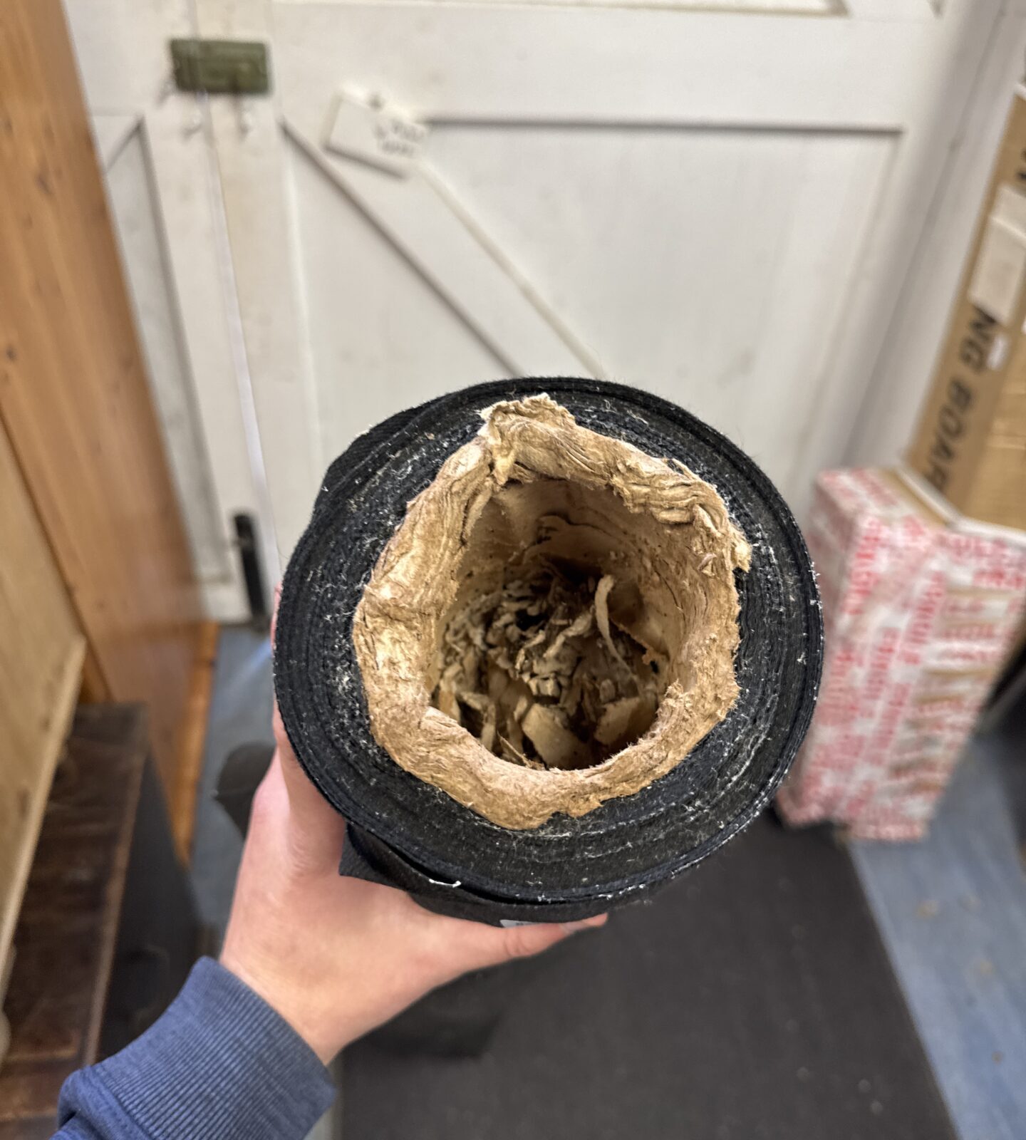 Part used roll of weed membrane - Image 2
