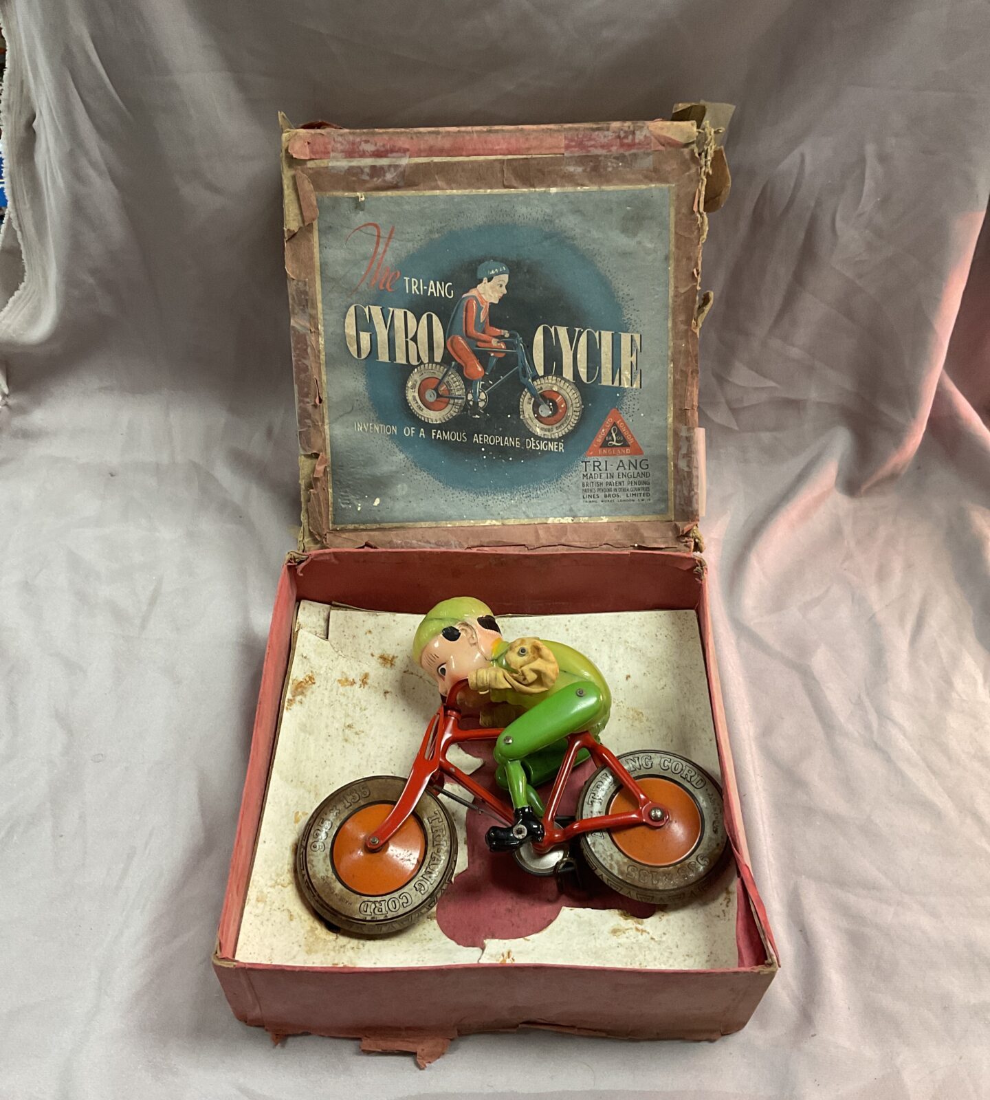 Vintage The Triang Gyro Cycle in Original Box