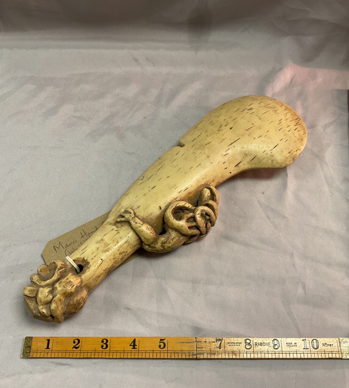 Antique Māori Wahaika Whalebone Club