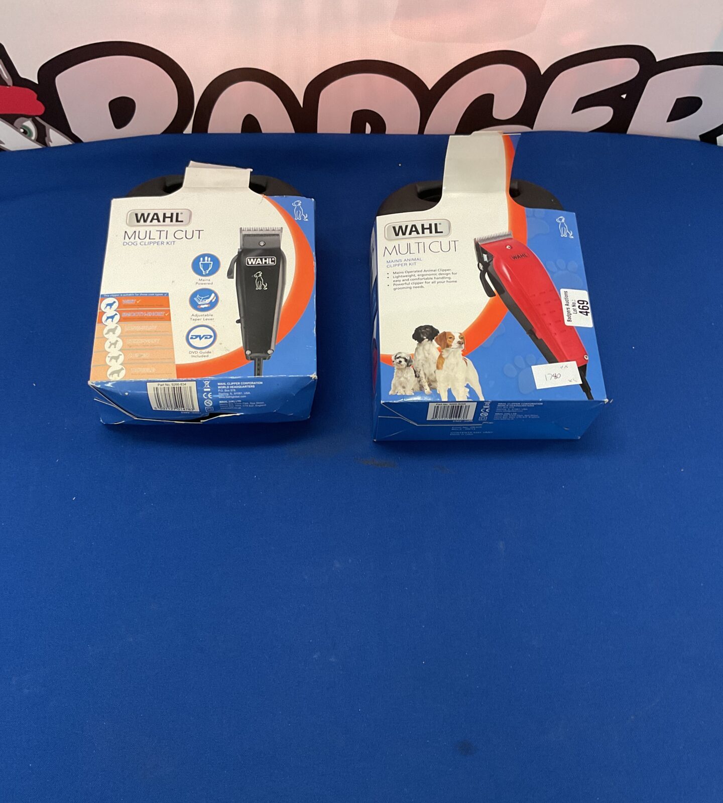 Two wahl pet multicut trimmer