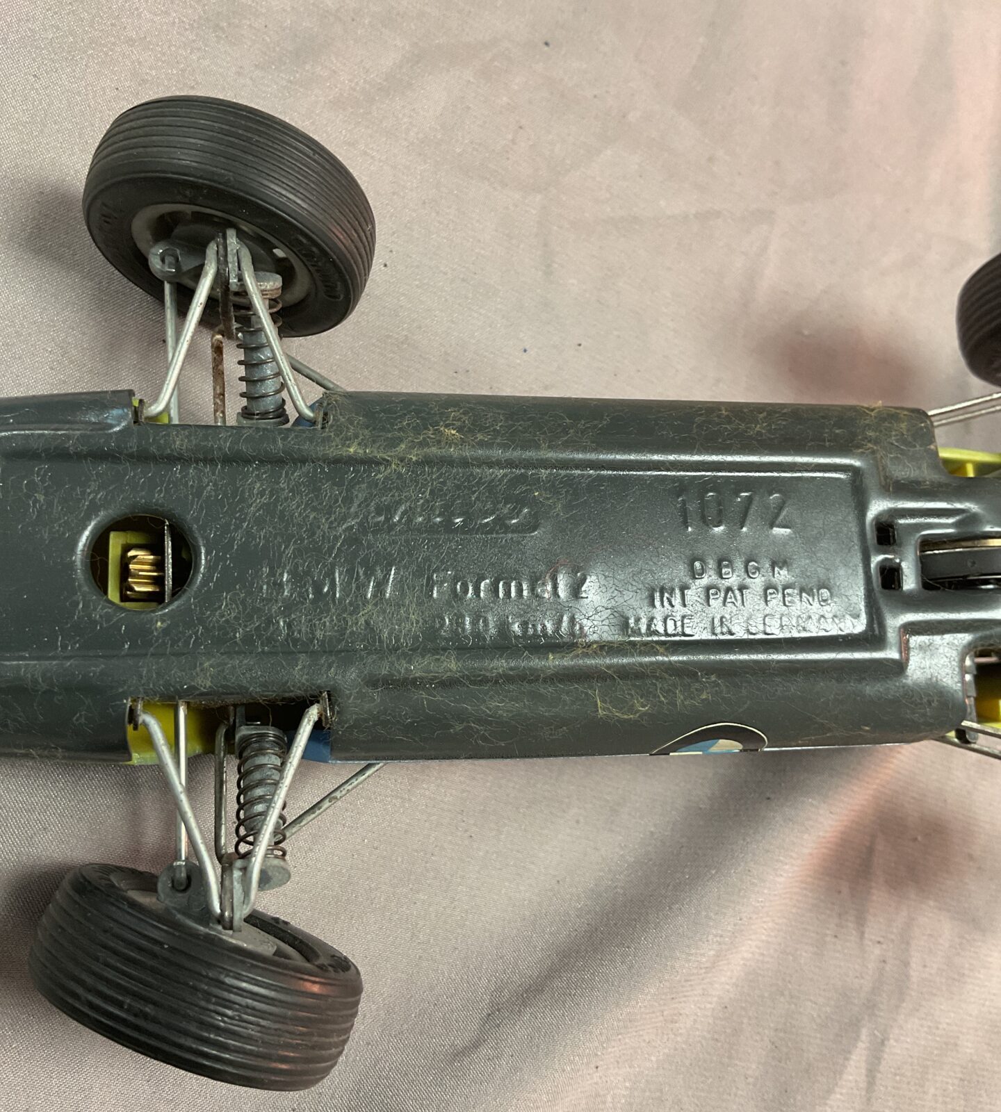 Vintage Schuco Montage BMW F2 Clockwork Race car in Original Box - Image 2