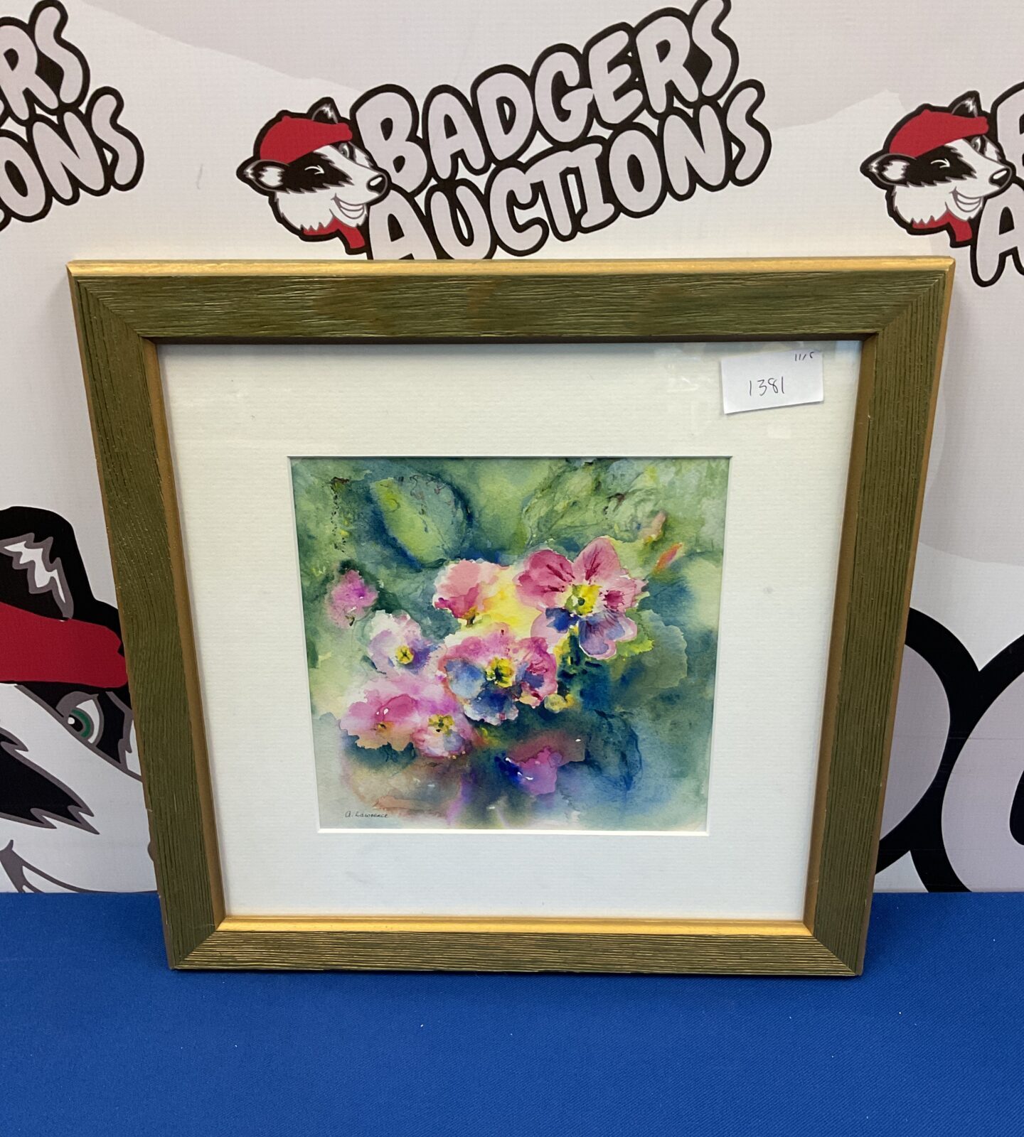 aileen lawrence watercolour of polyanthus flowers