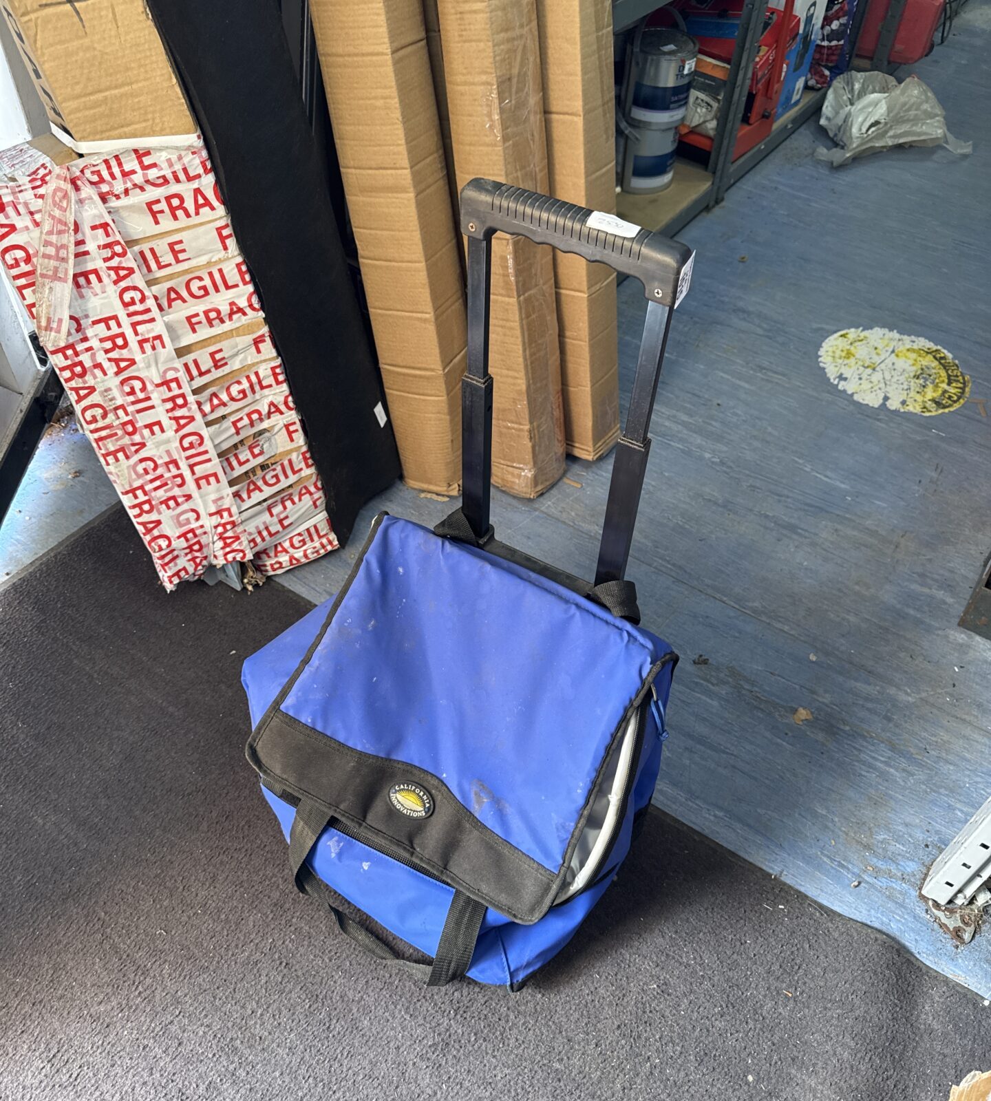 California innovations wheeled insulated food cool bag