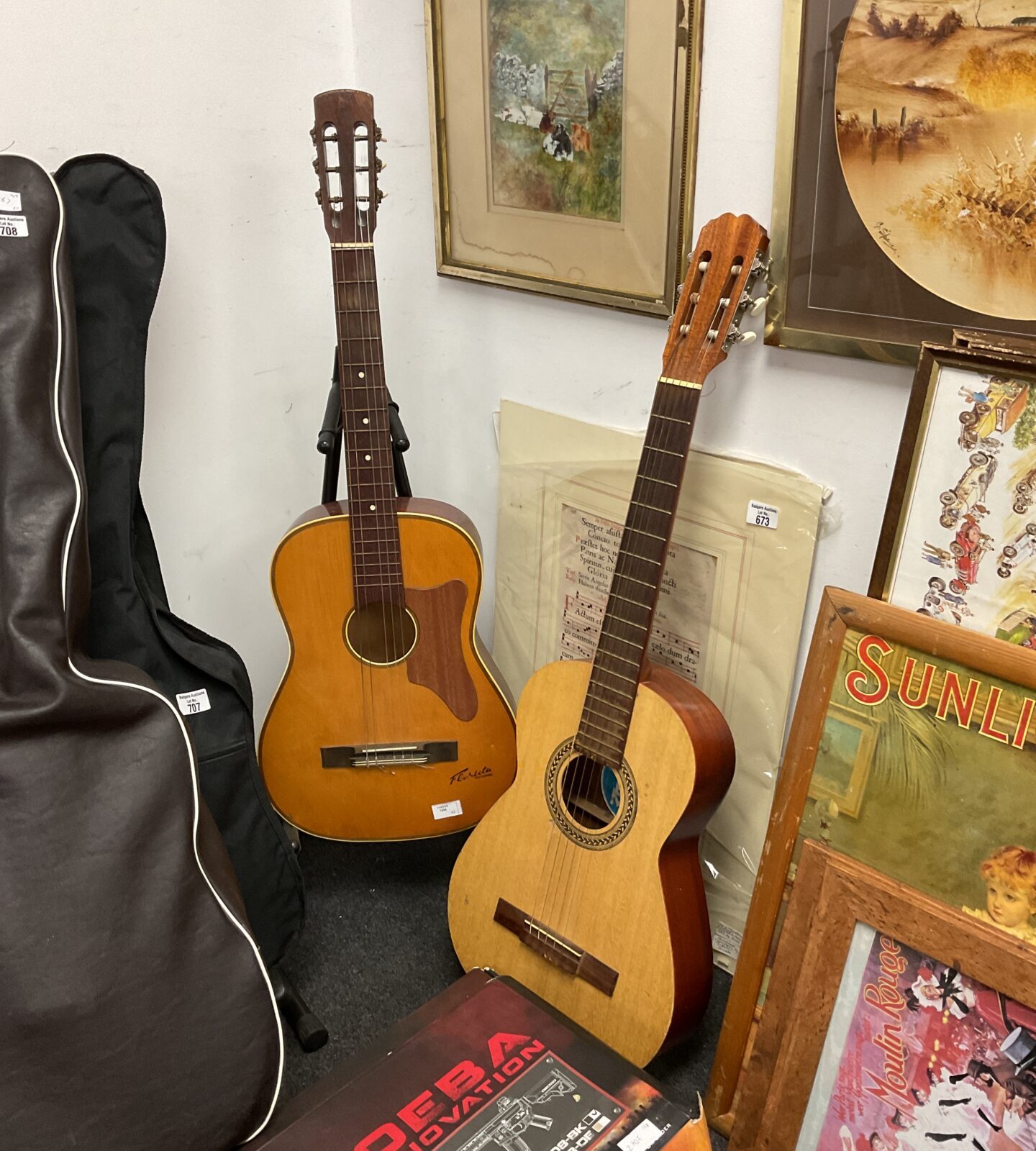 Bm classic & florida acoustic guitars
