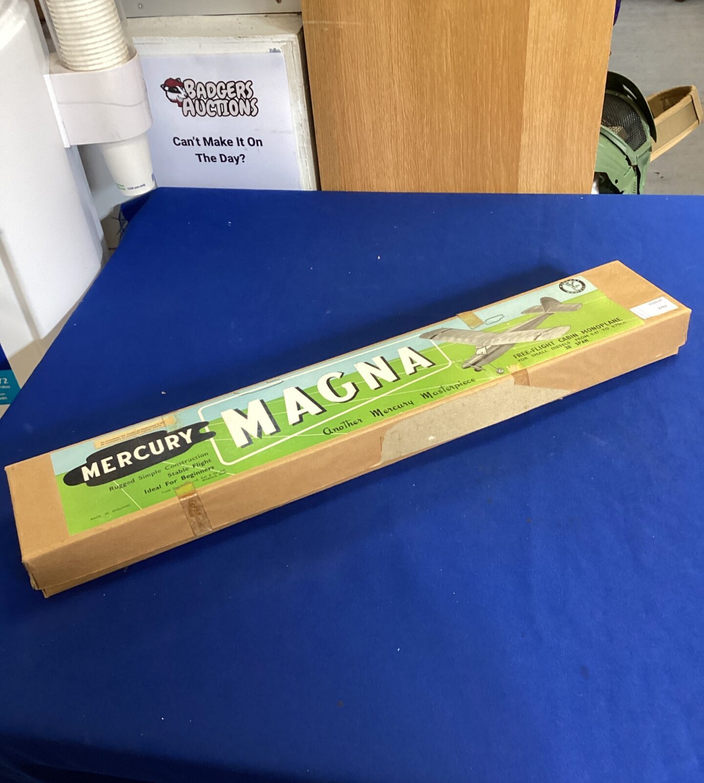 Mercury Magna free flight cabin monoplane for small diesels from 0.47 to 0.75cc