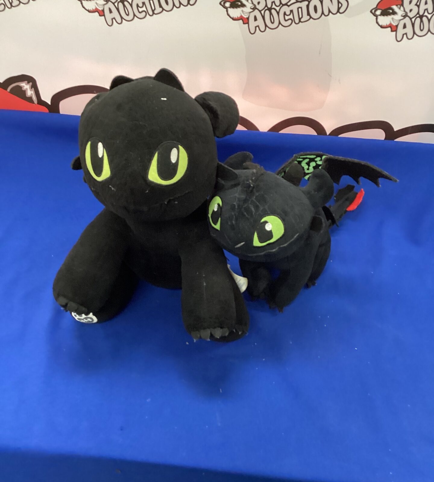 Two Build a Bear dragons