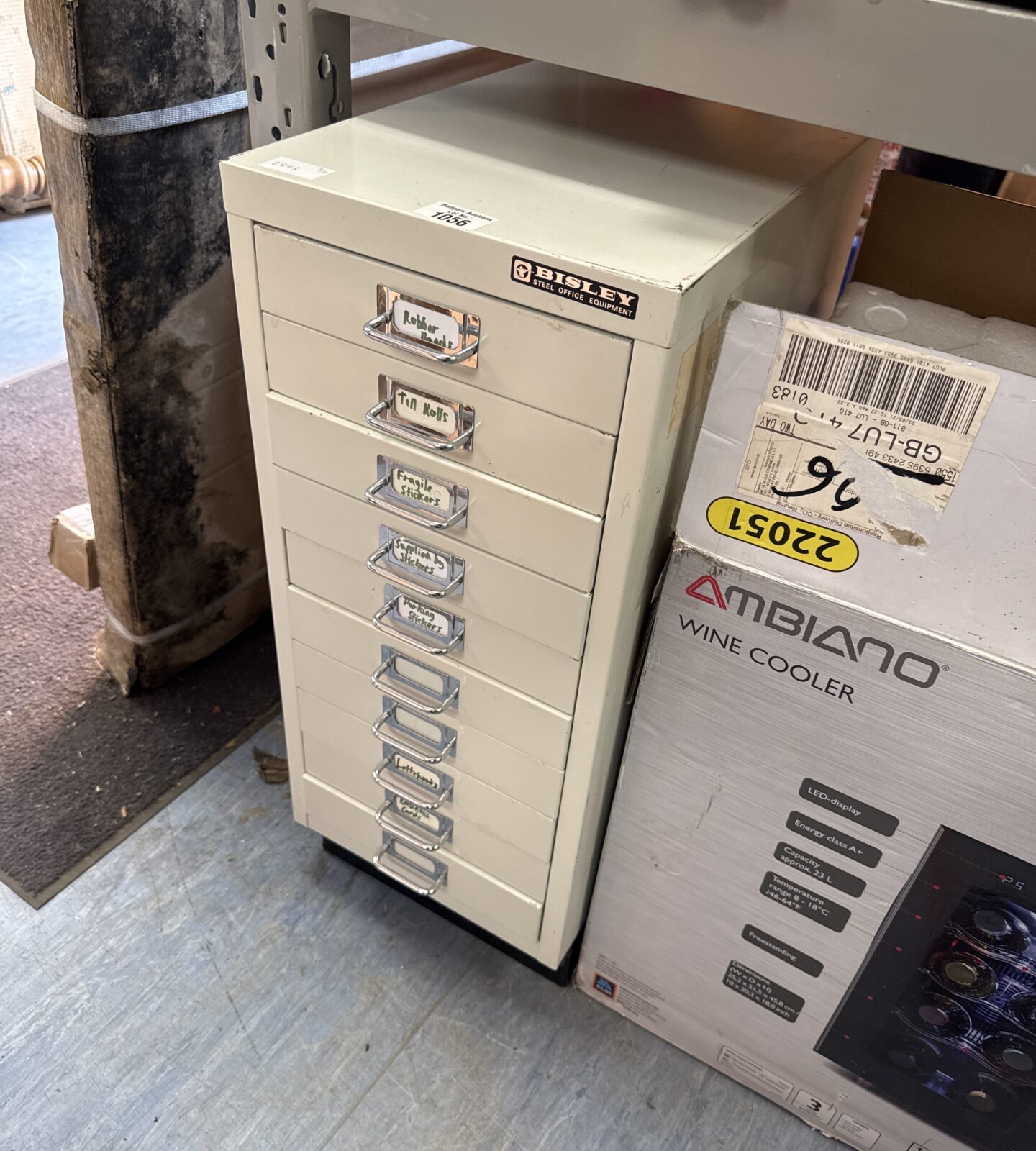 Bisley office paperwork drawer cabinet