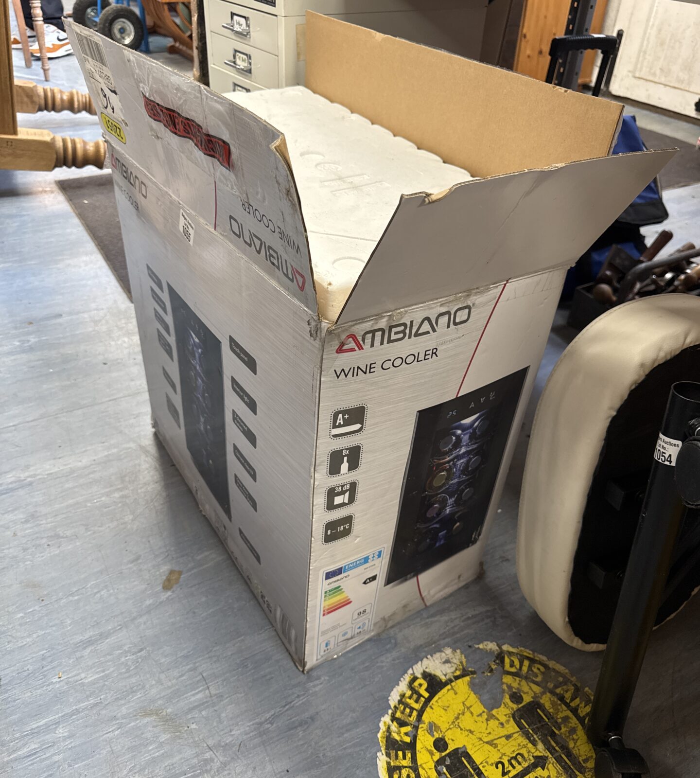 Ambiano wine cooler - working