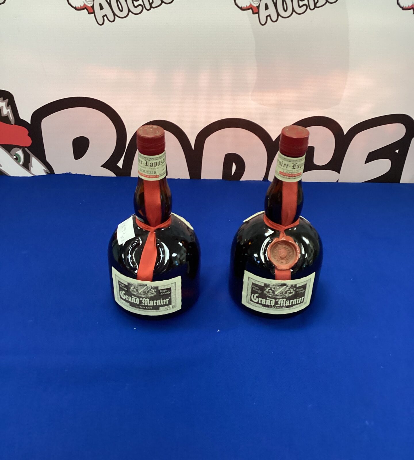 Two bottles Grand Marnier Liquor
