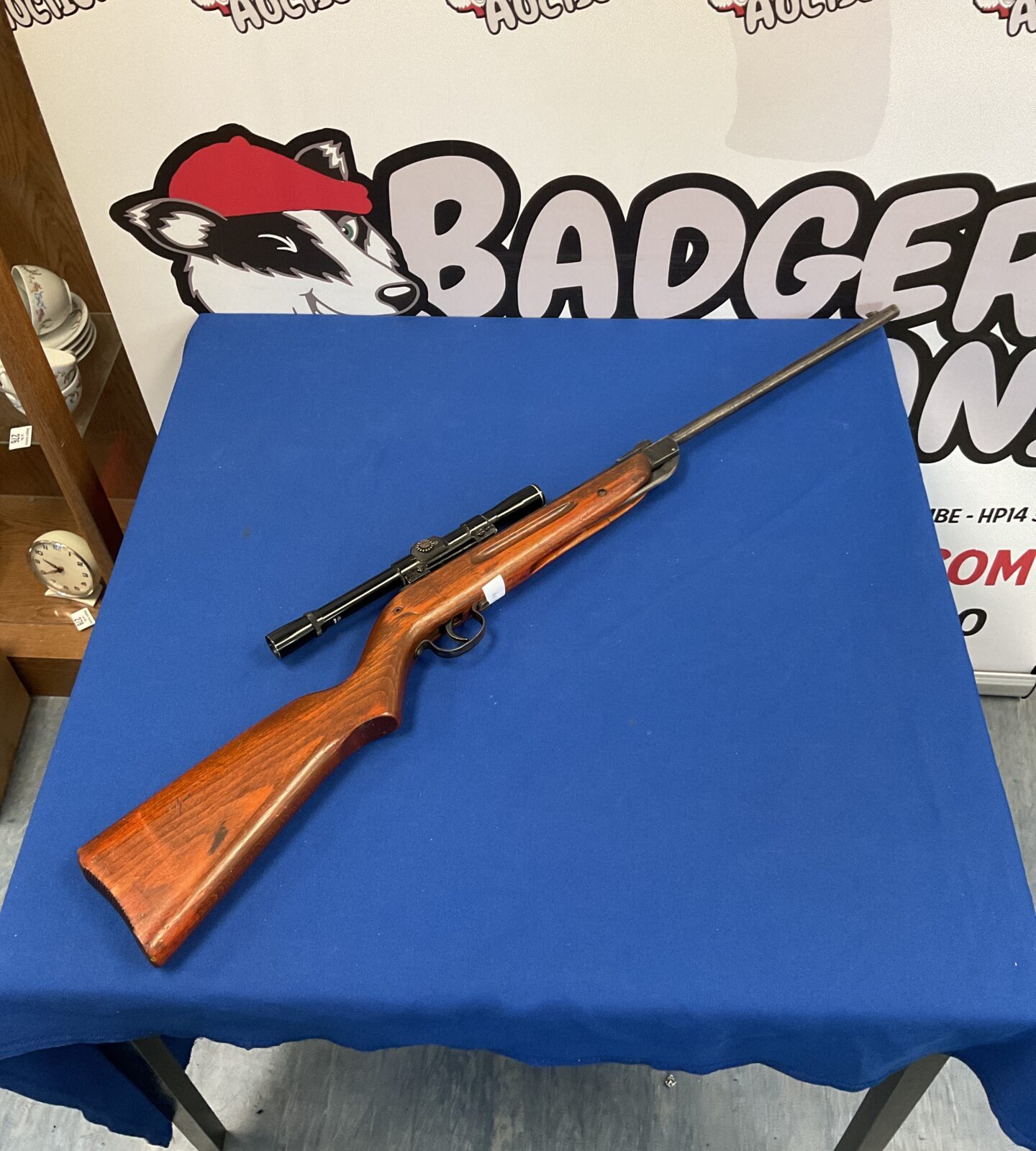 diana mod 25 177 air rifle with bsa scope