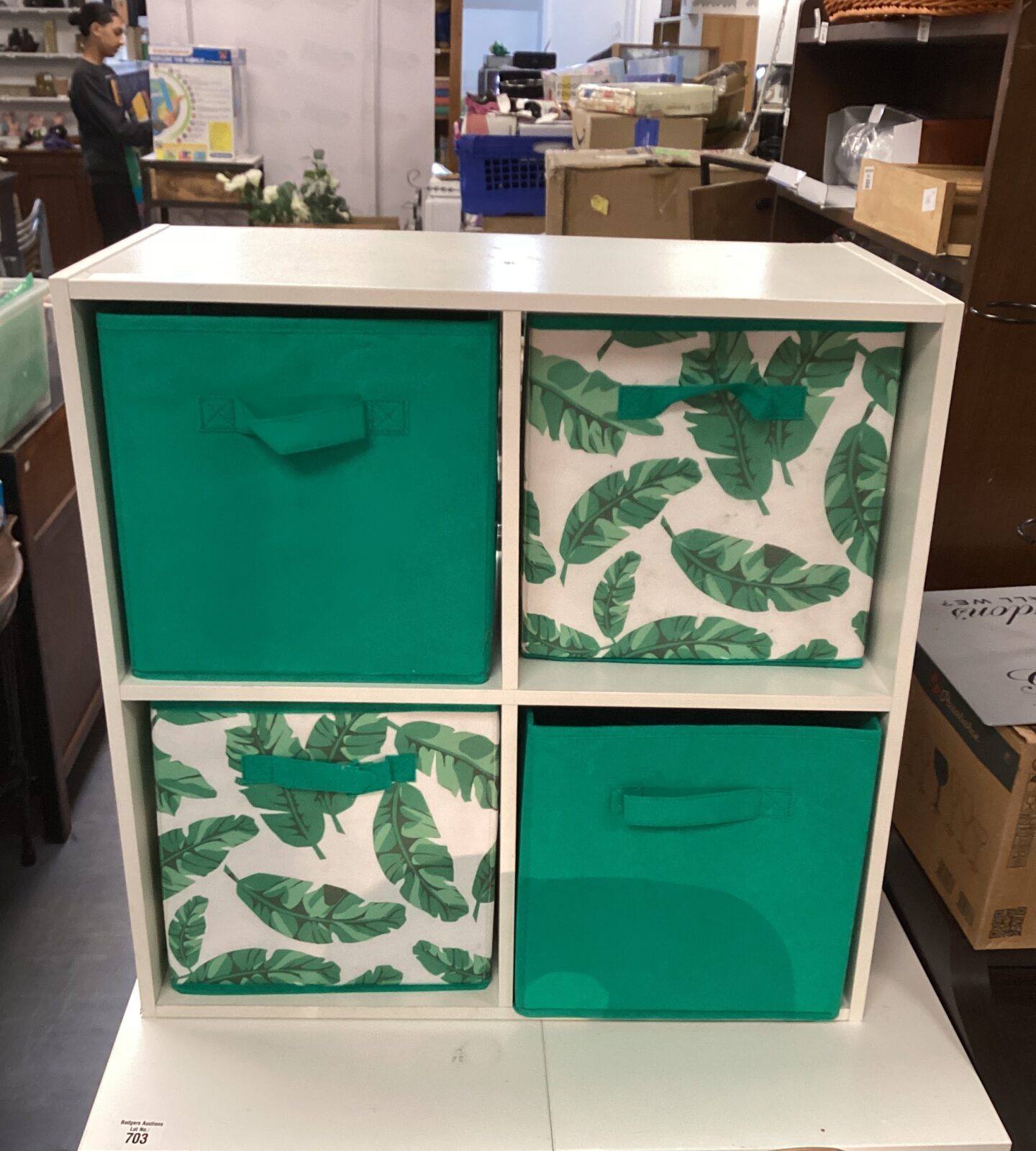 Wooden Storage Box unit