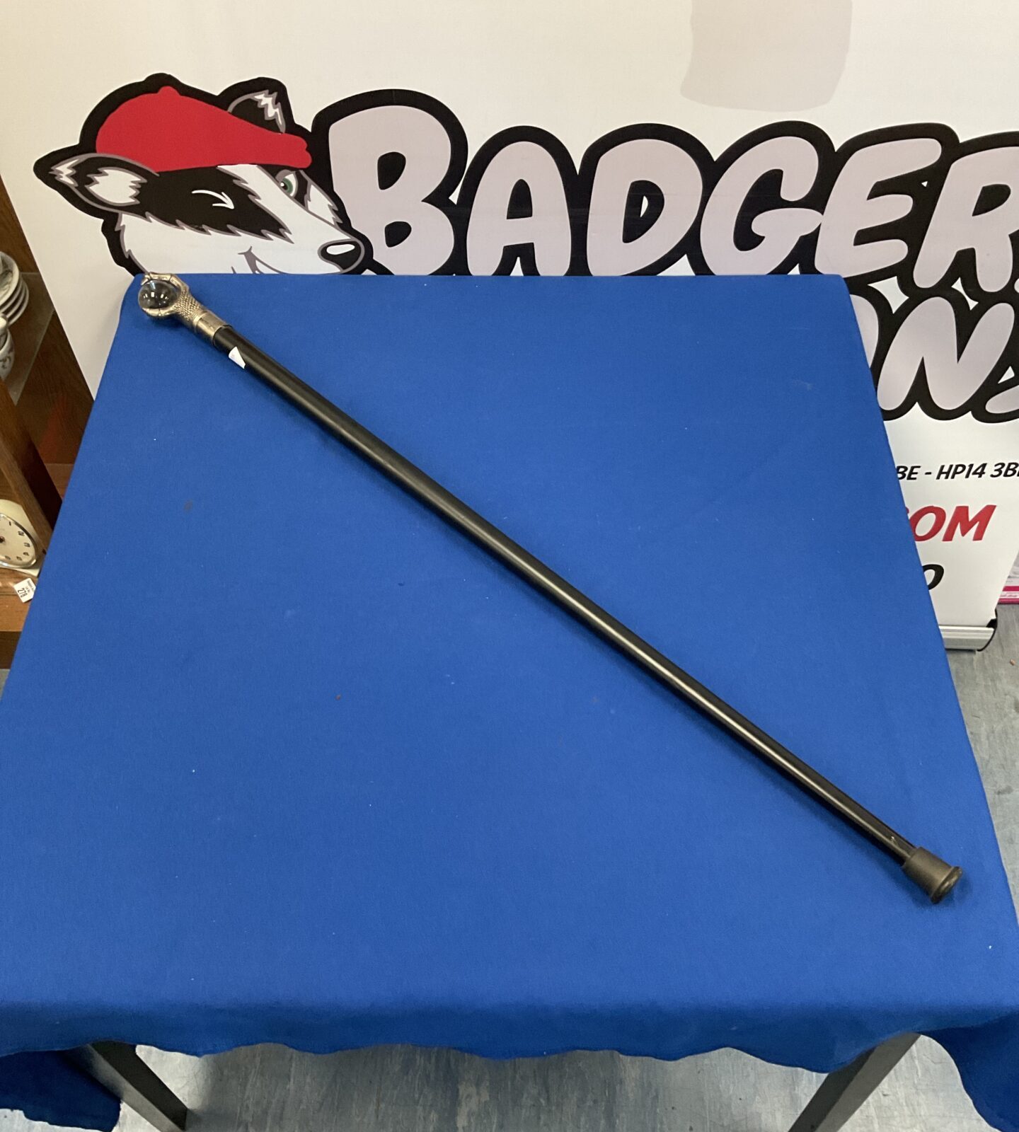 Dragon claw with crystal walking cane