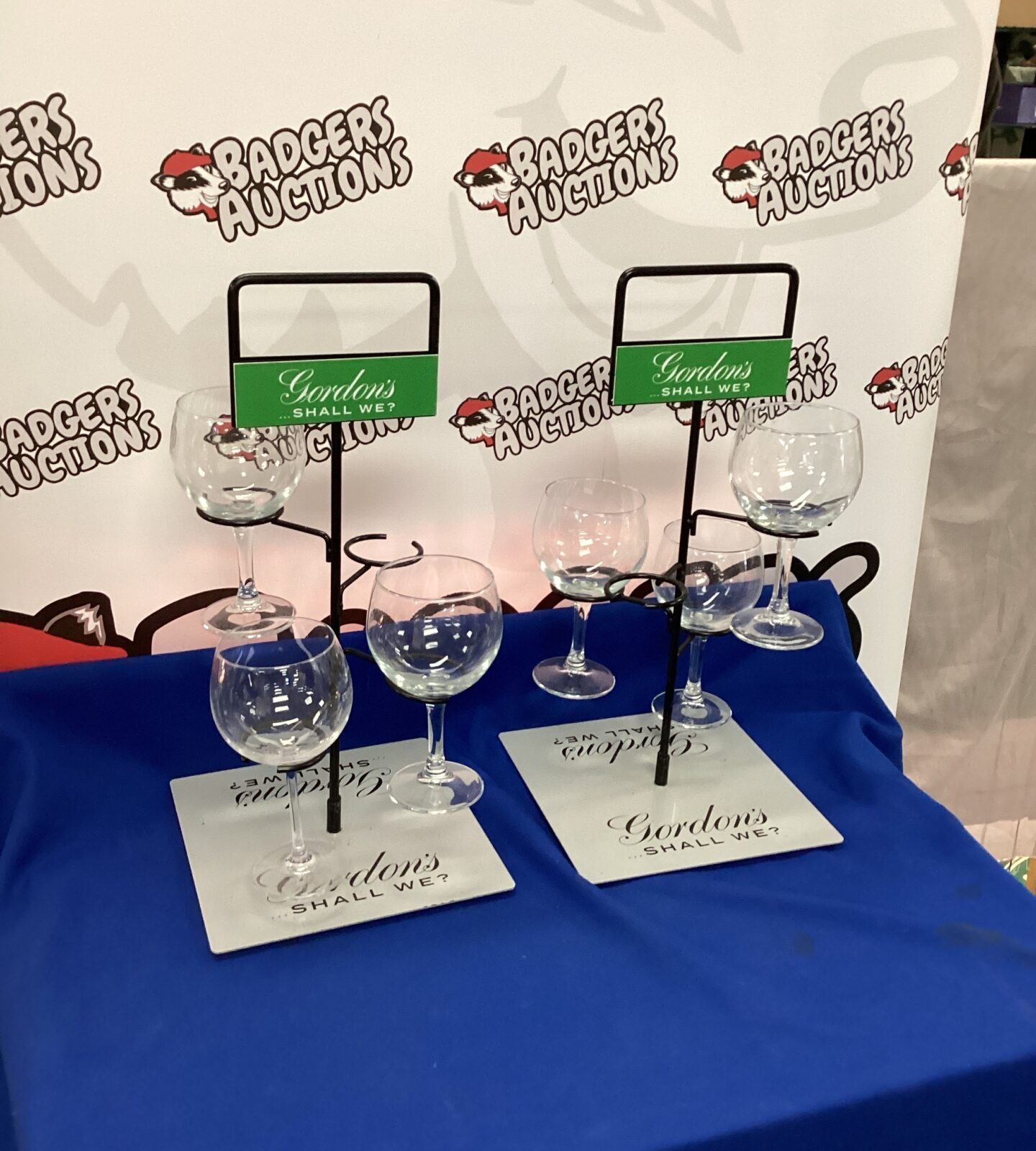 Two Gordons Gin Glass Stands