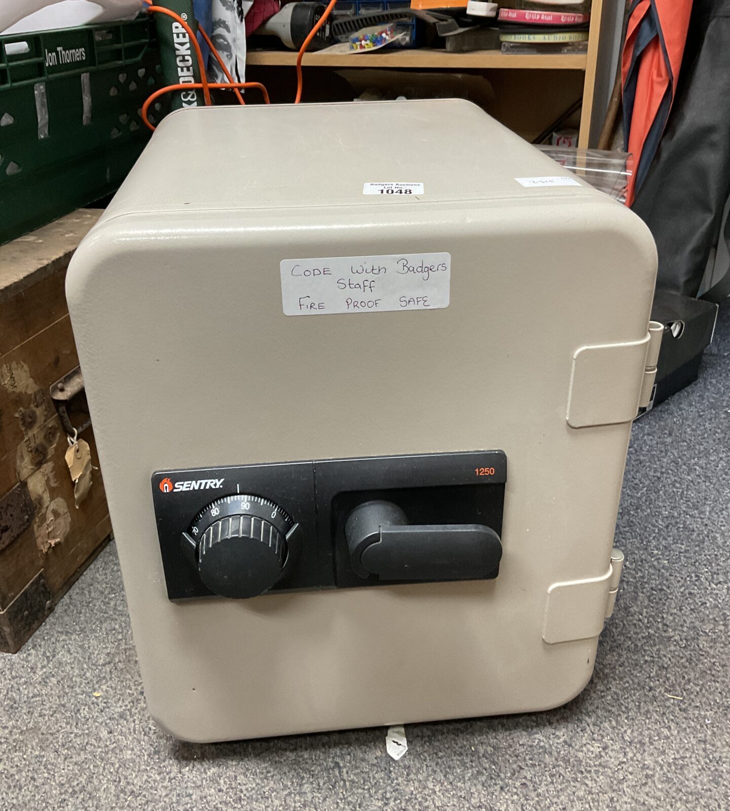 Sentry 1250 safe with code