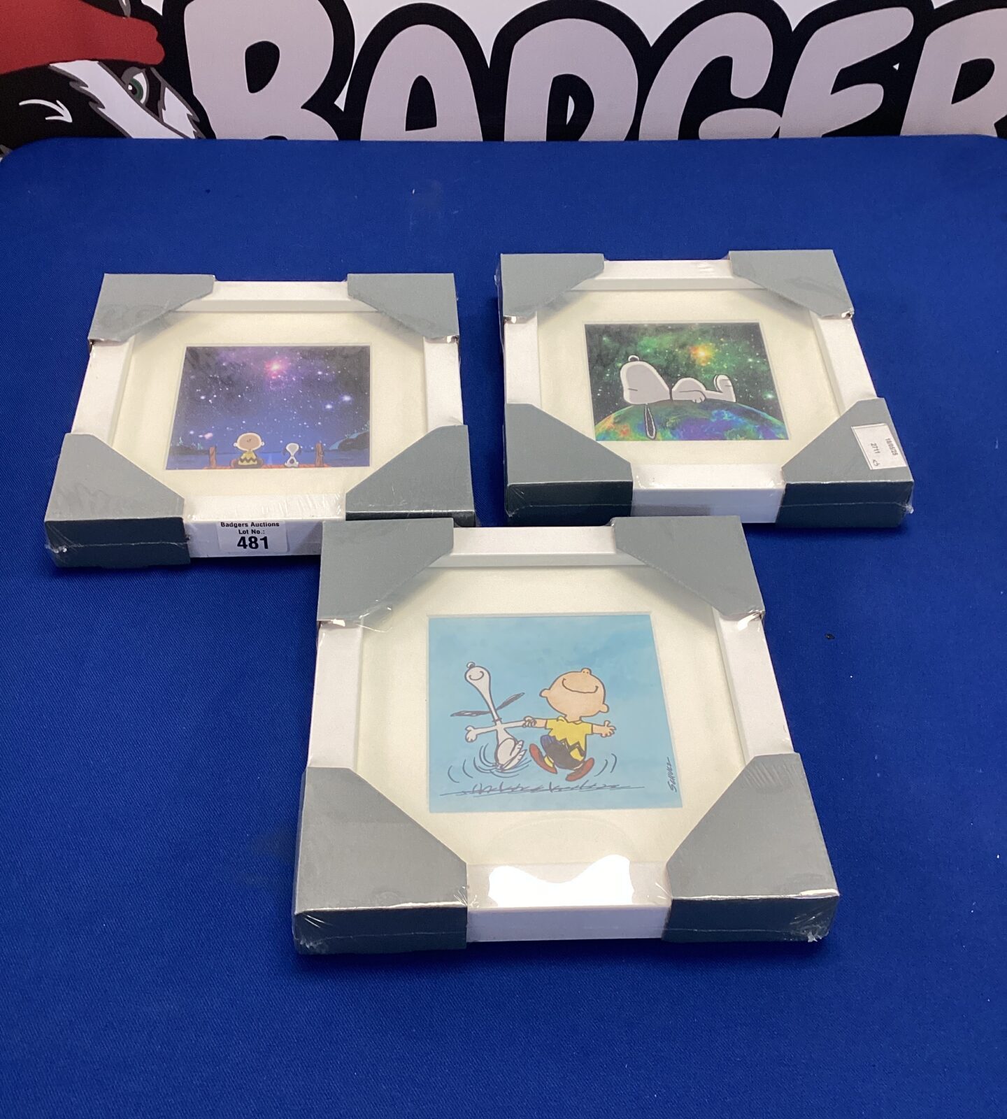 Three snoopy canvas prints