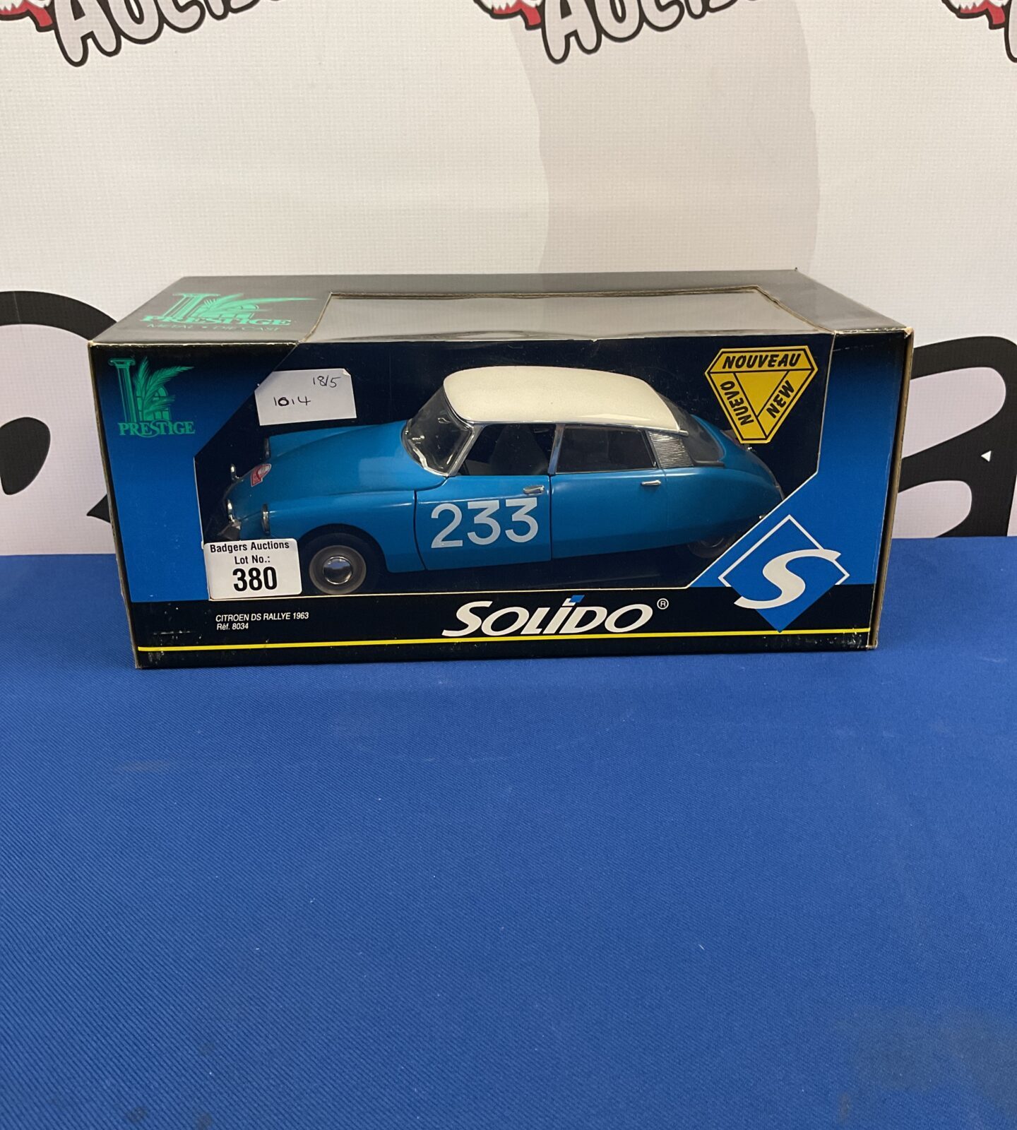 Boxed prestige solido 1963 citroen ds rallye model